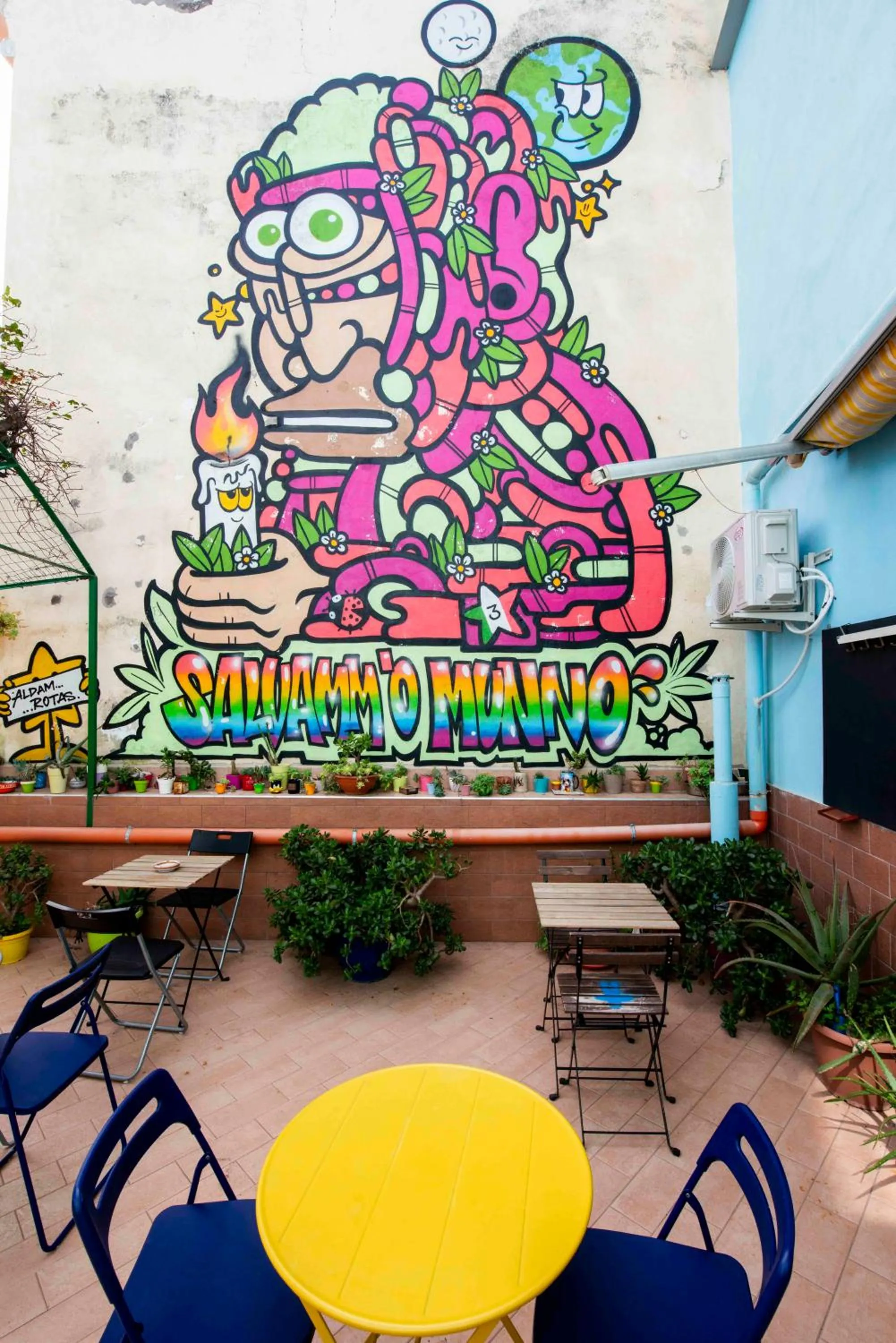 Balcony/Terrace in Eco hostel floreale