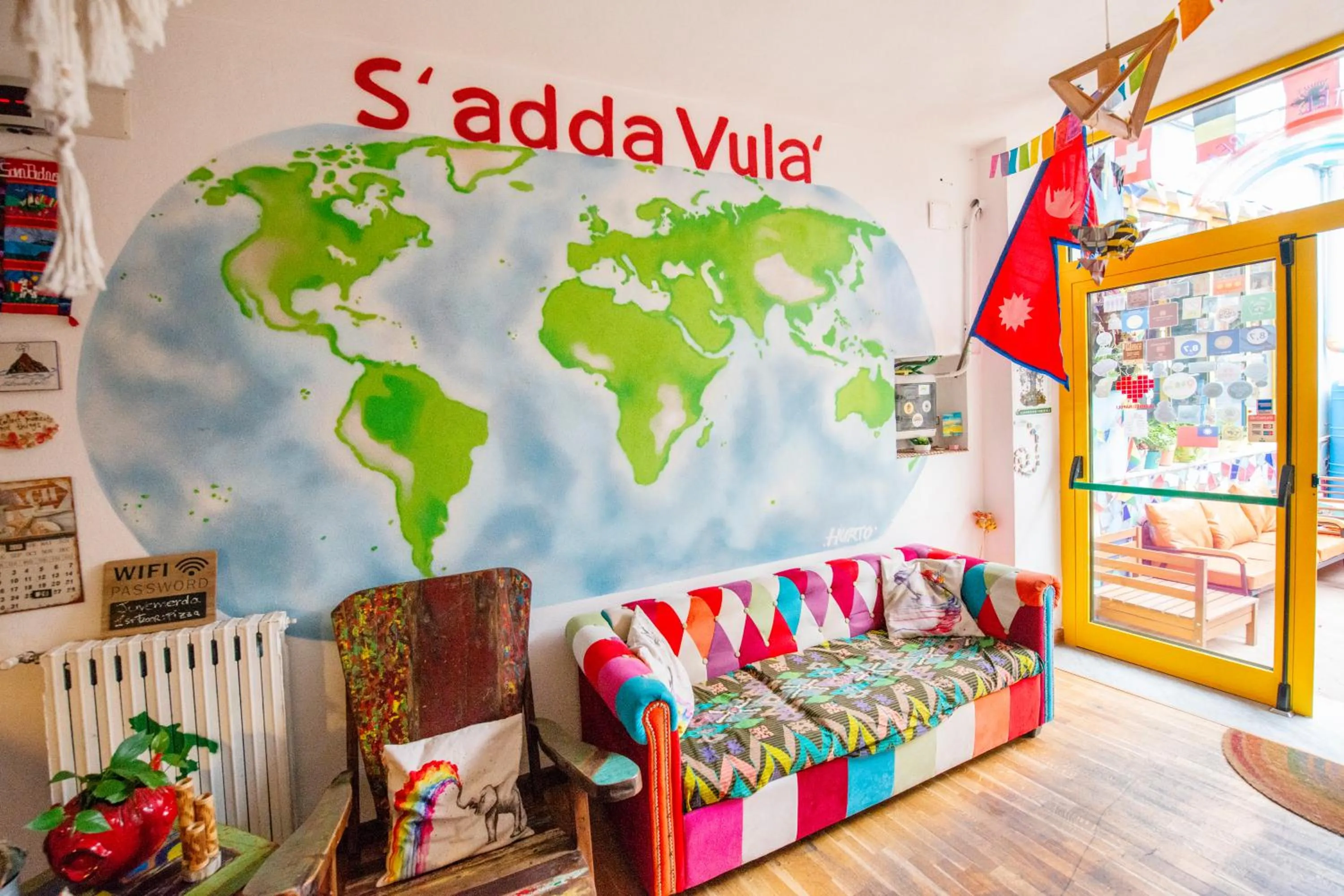 Lobby or reception in Eco hostel floreale