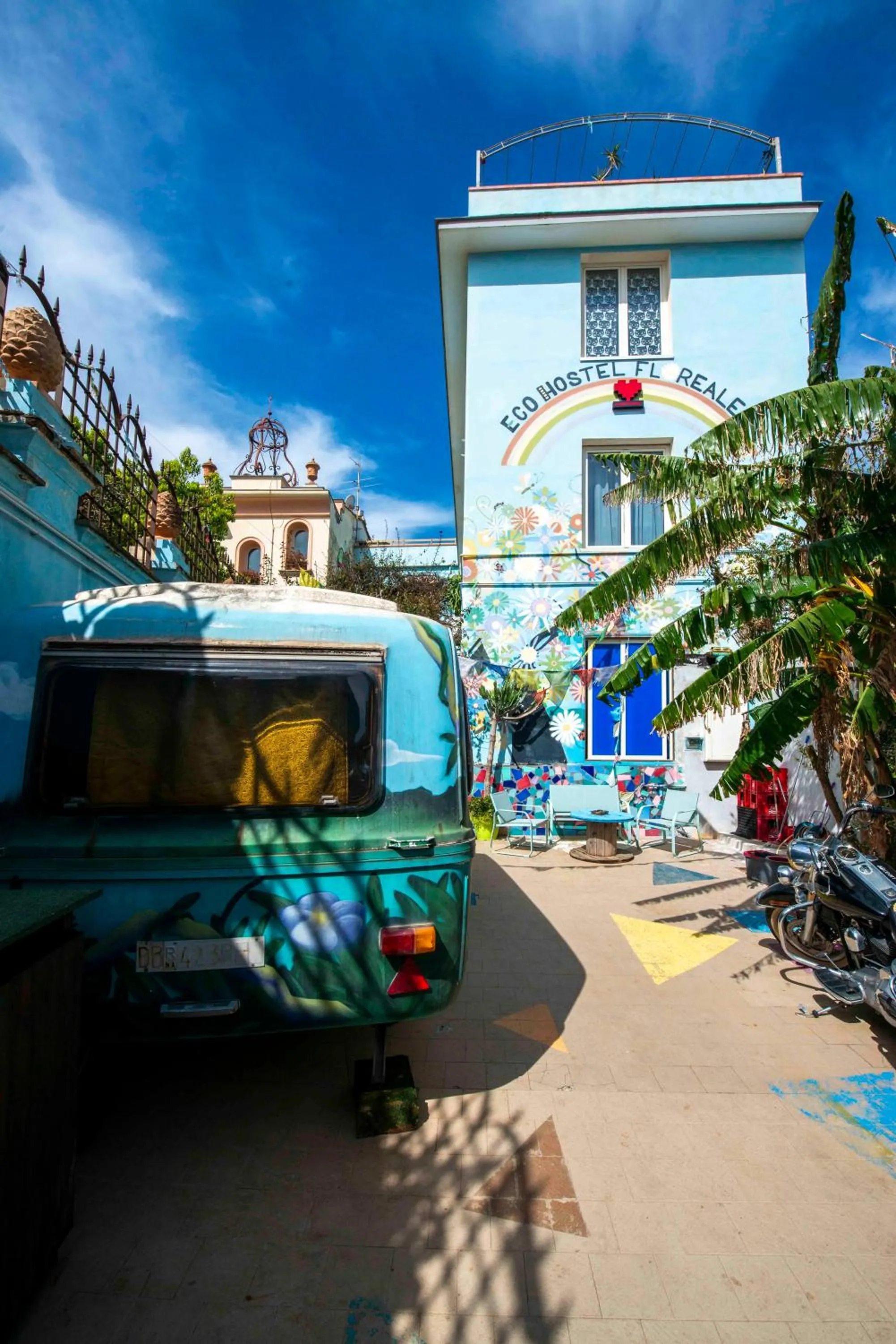 Patio in Eco hostel floreale