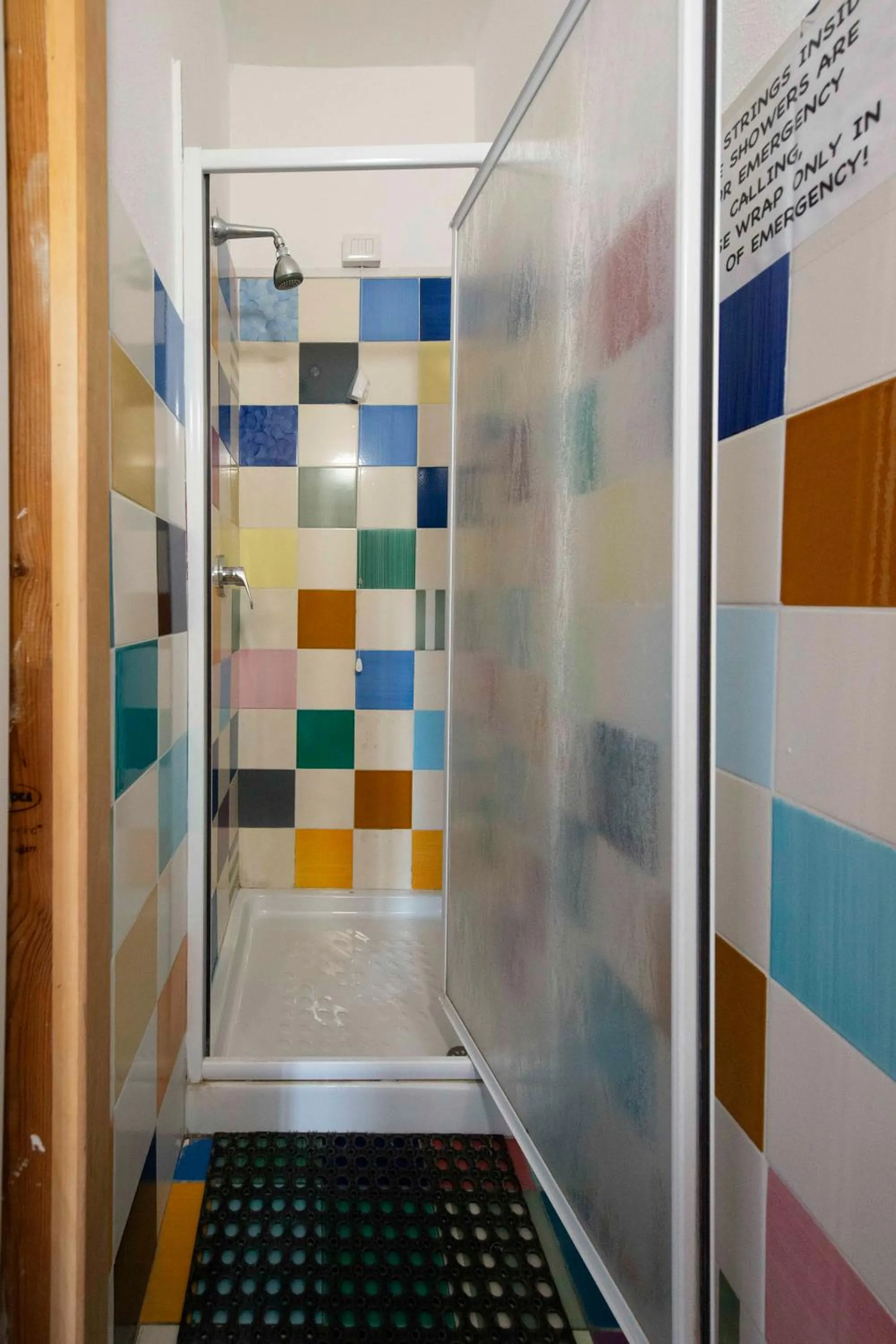 Bathroom in Eco hostel floreale