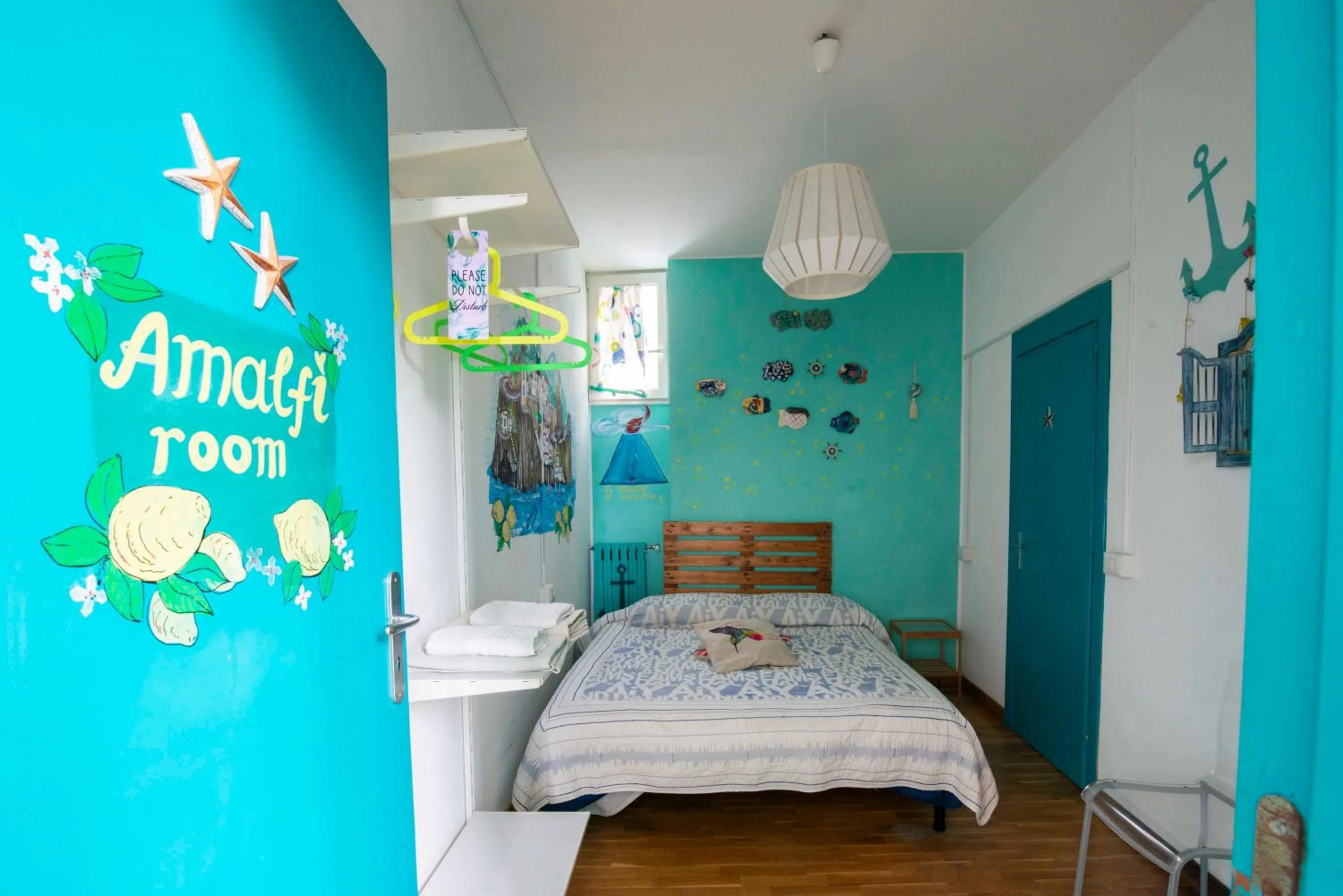 Bedroom, Bed in Eco hostel floreale