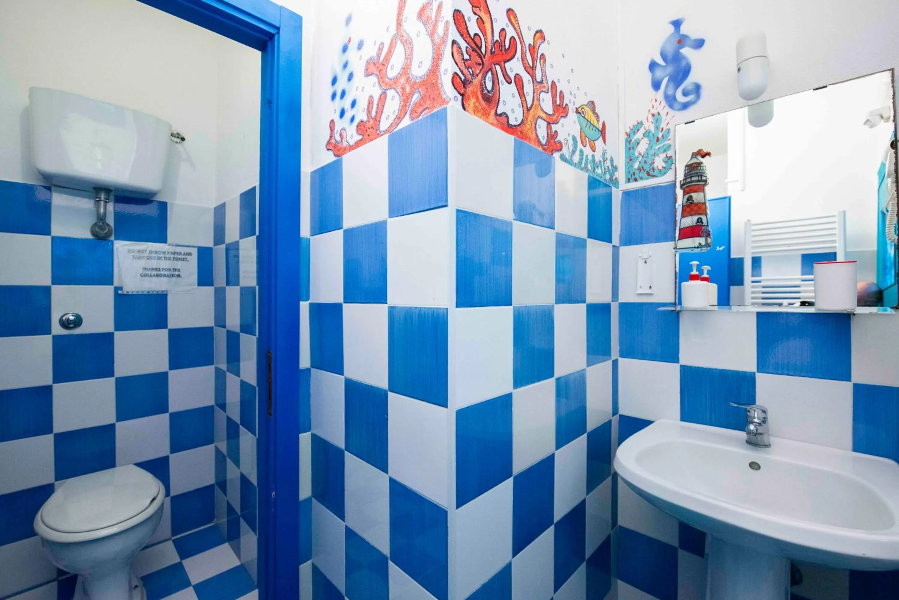 Bathroom in Eco hostel floreale