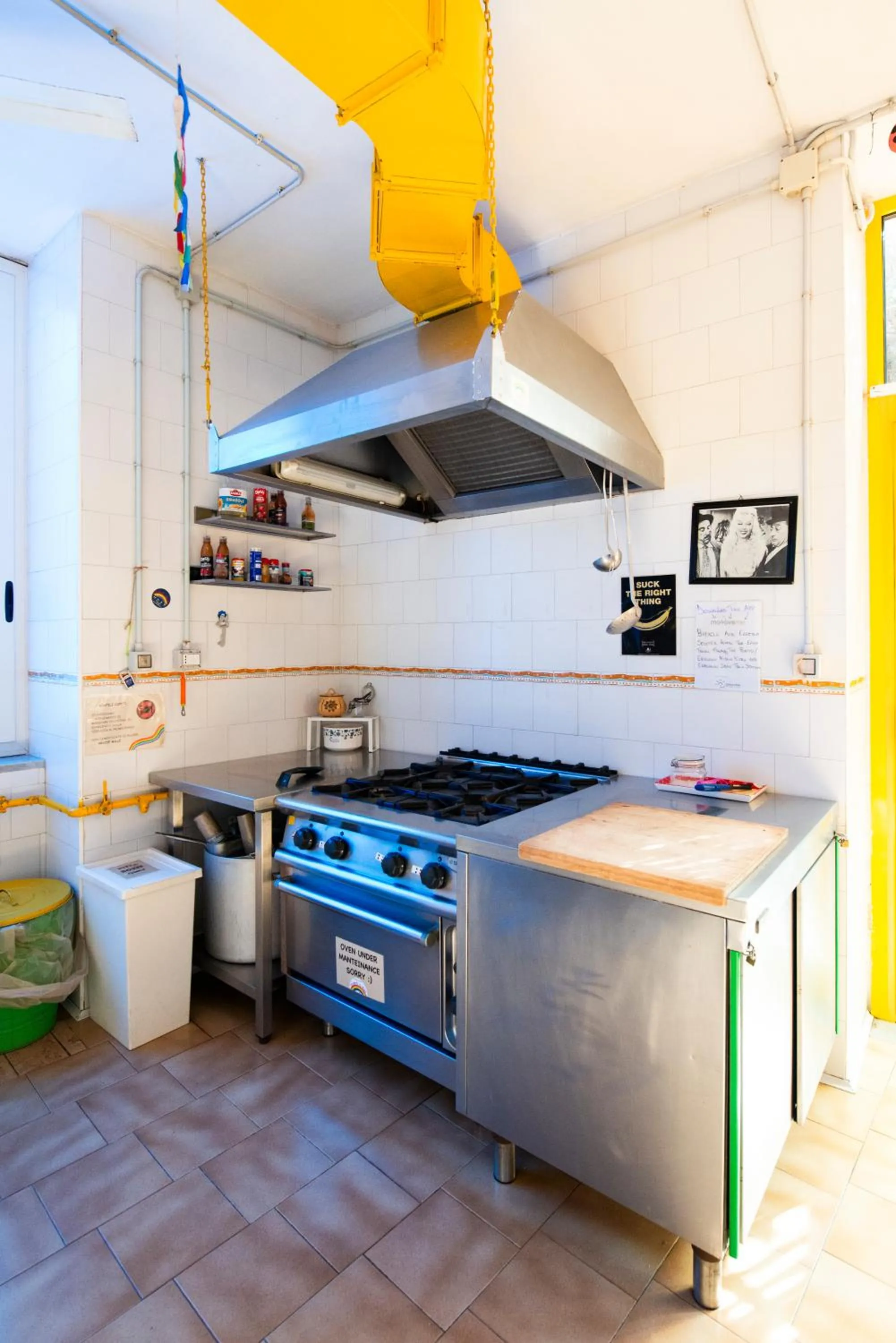 Kitchen or kitchenette in Eco hostel floreale