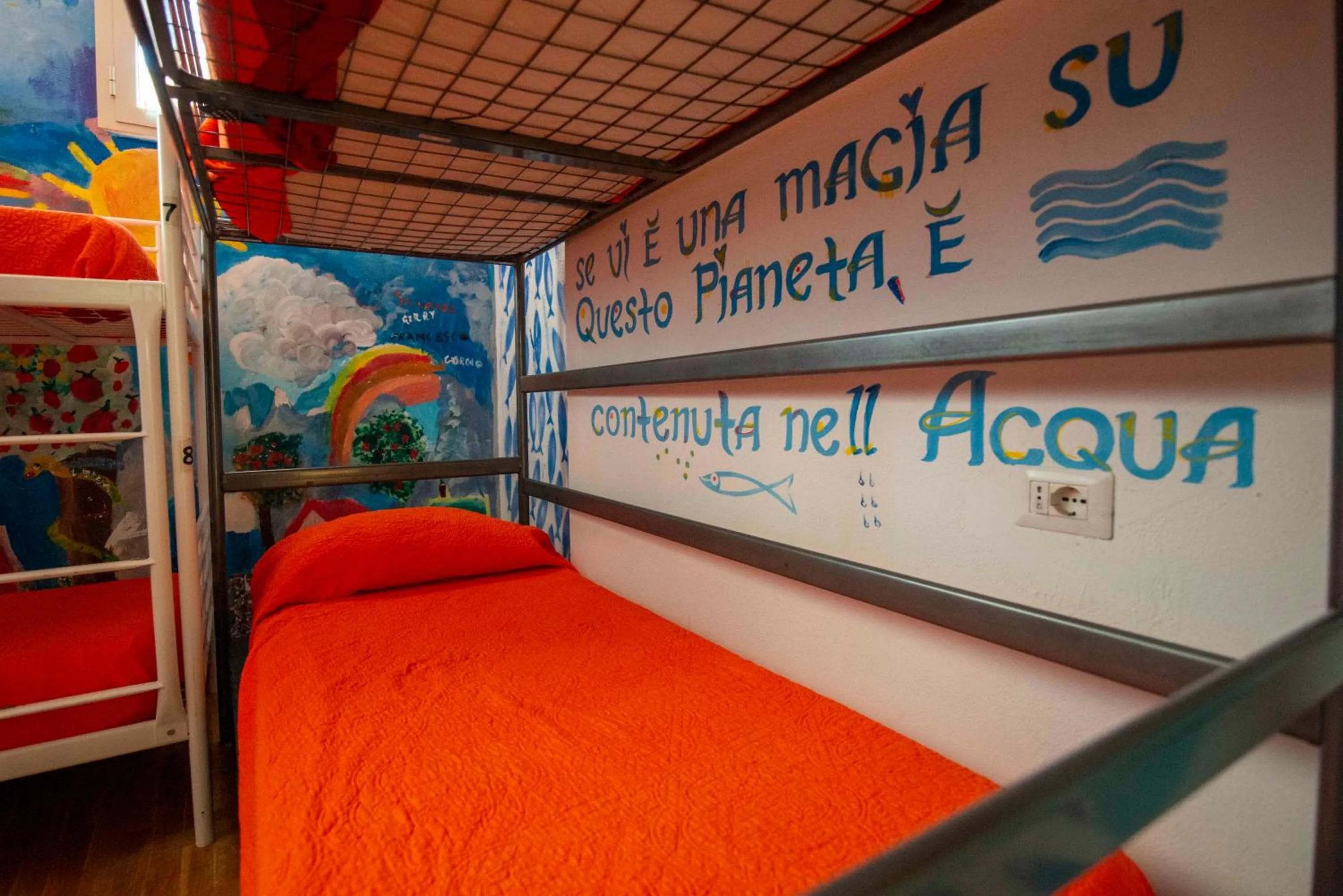 Bedroom in Eco hostel floreale