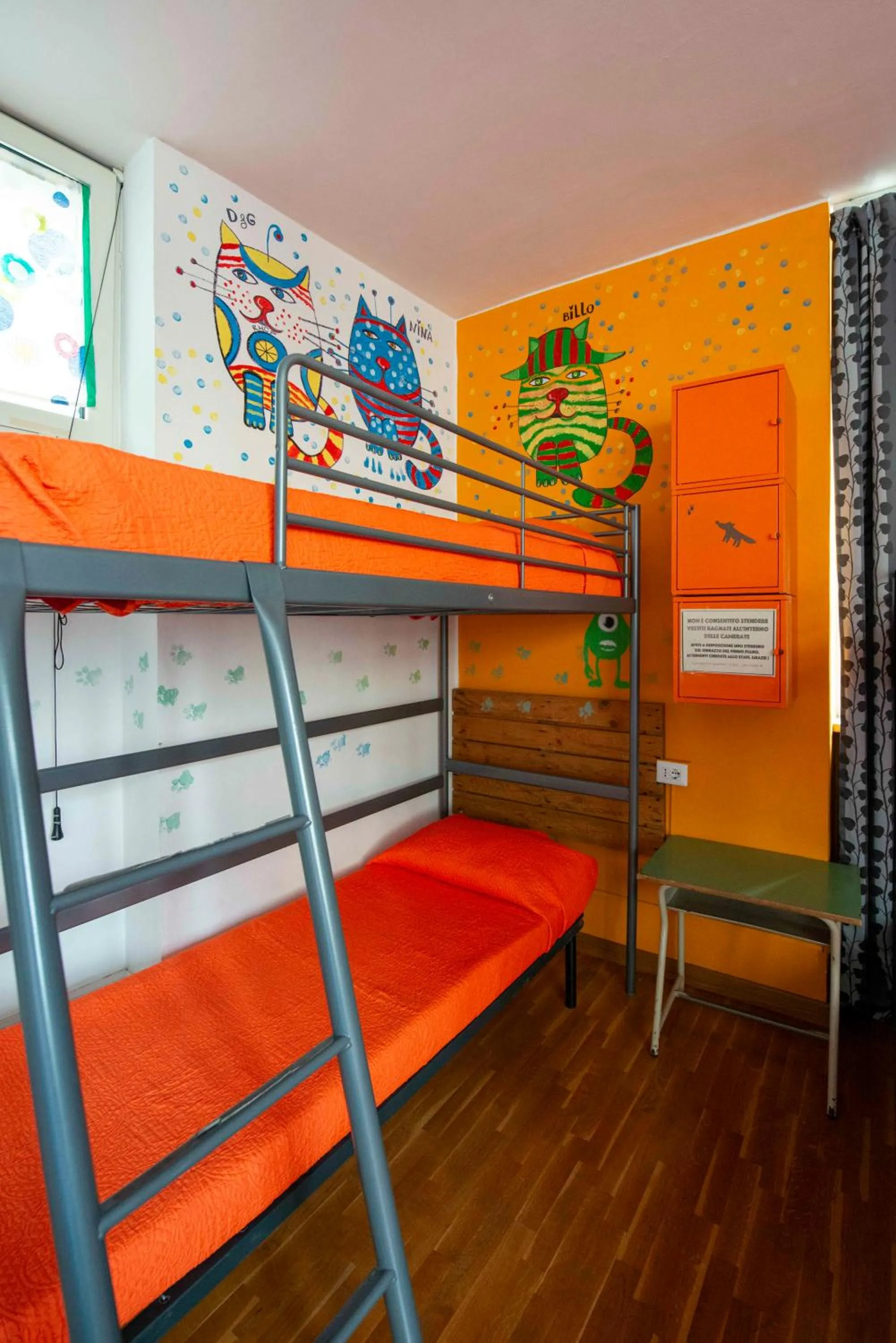 Bedroom, Bed in Eco hostel floreale