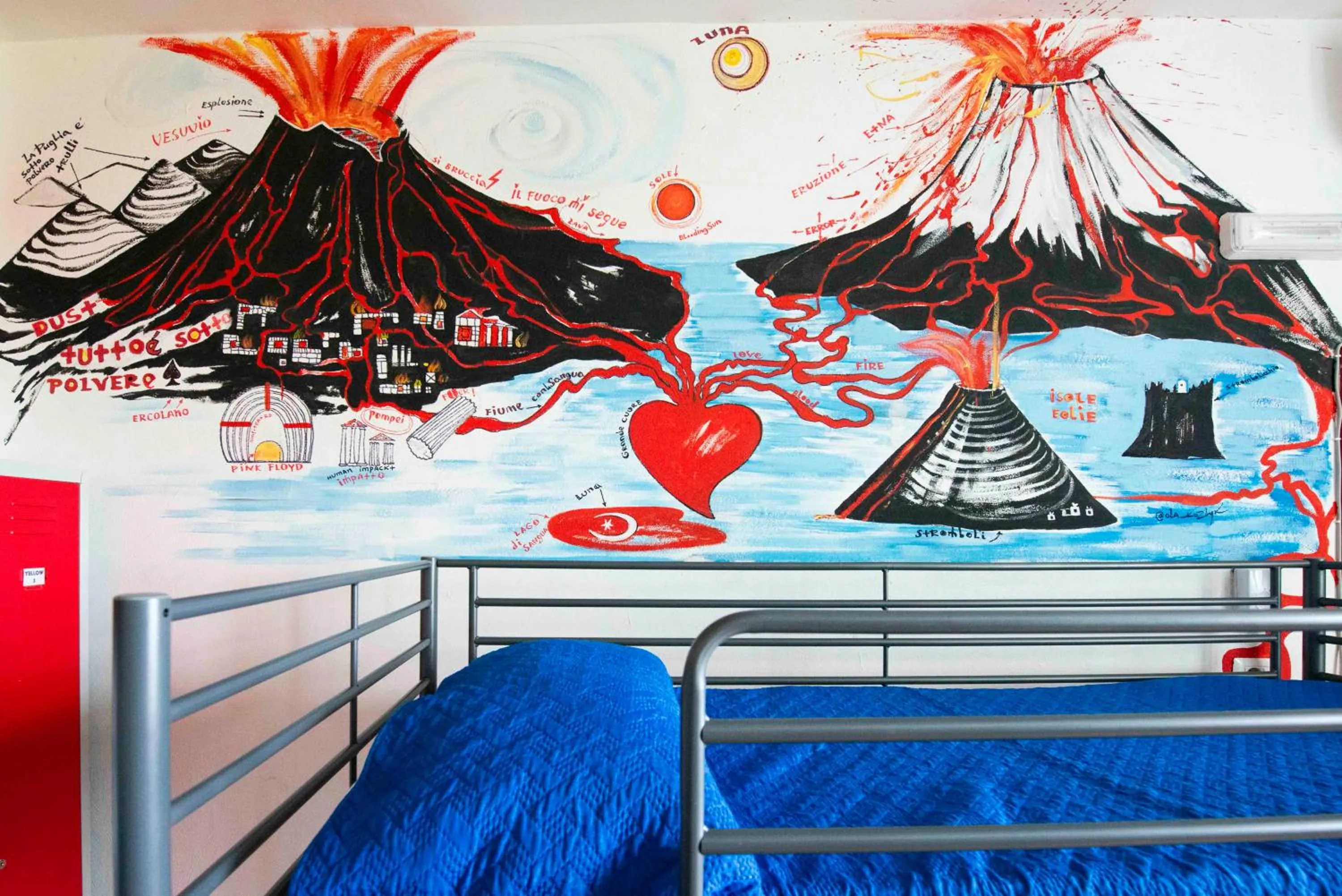 Bedroom in Eco hostel floreale