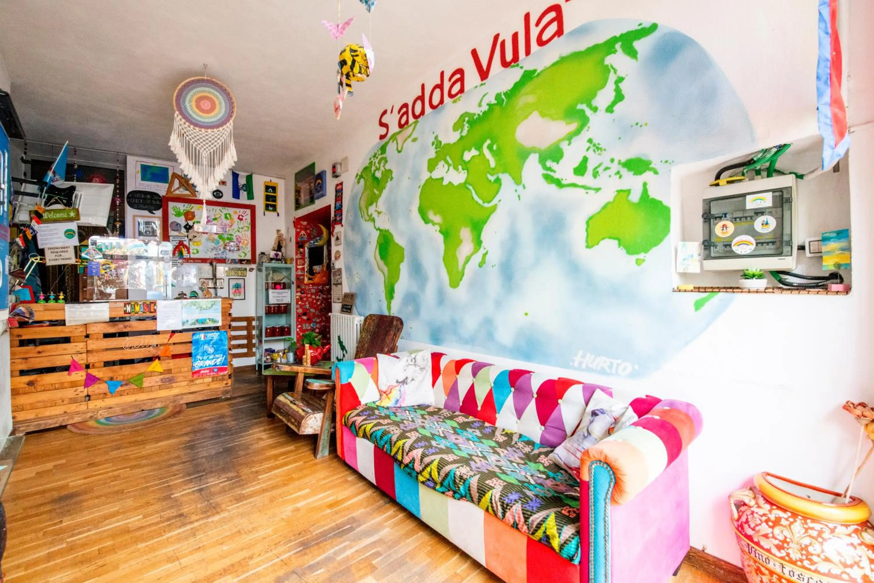 Lobby or reception in Eco hostel floreale