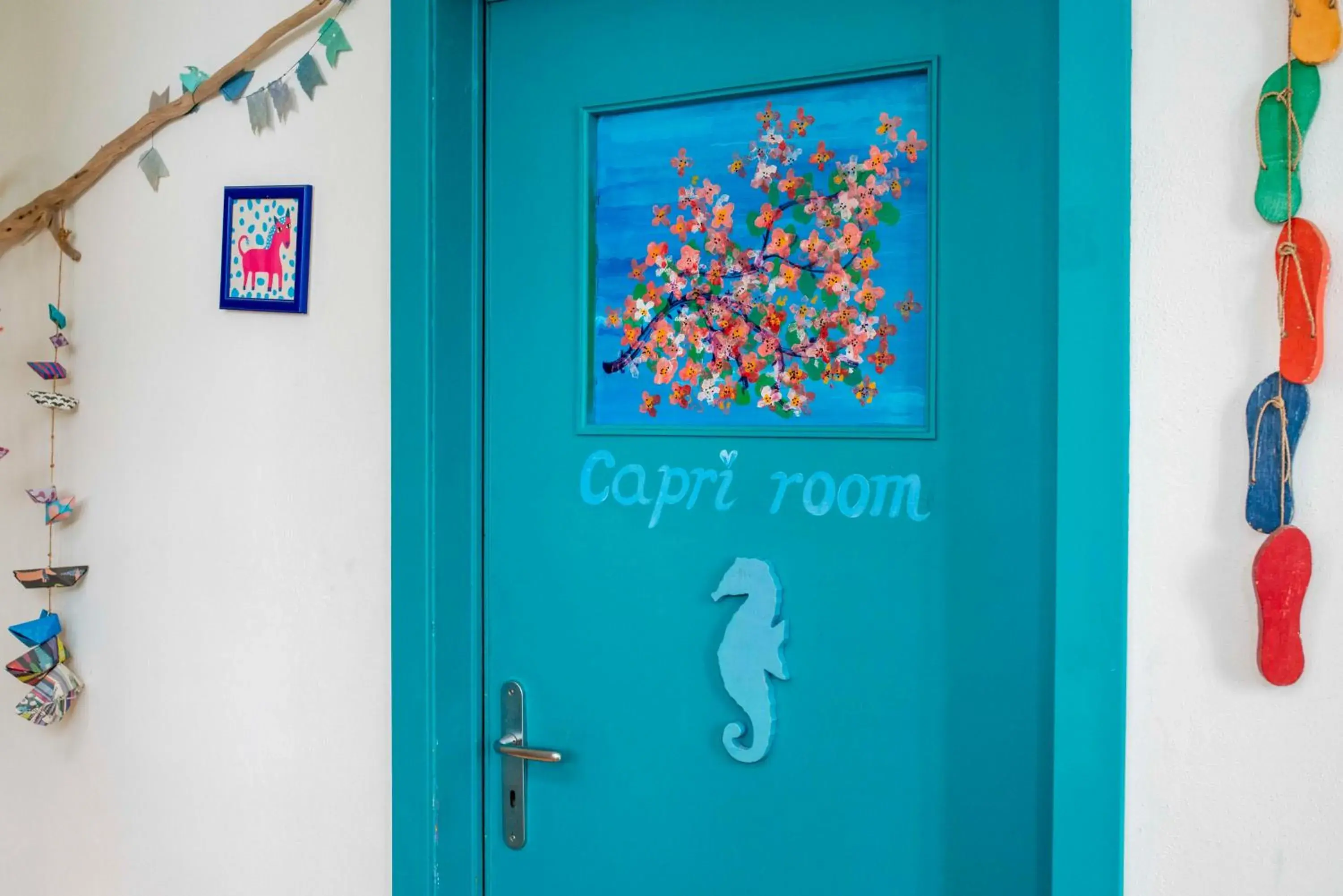 Double Room with Private External Bathroom in Eco hostel floreale Double Room with Private External Bathroom in Eco hostel floreale