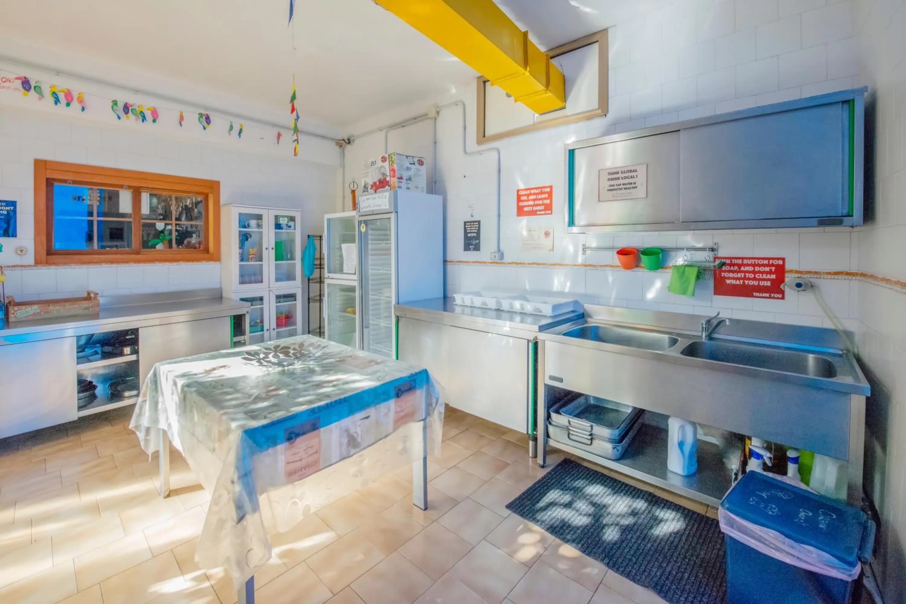 Kitchen or kitchenette in Eco hostel floreale