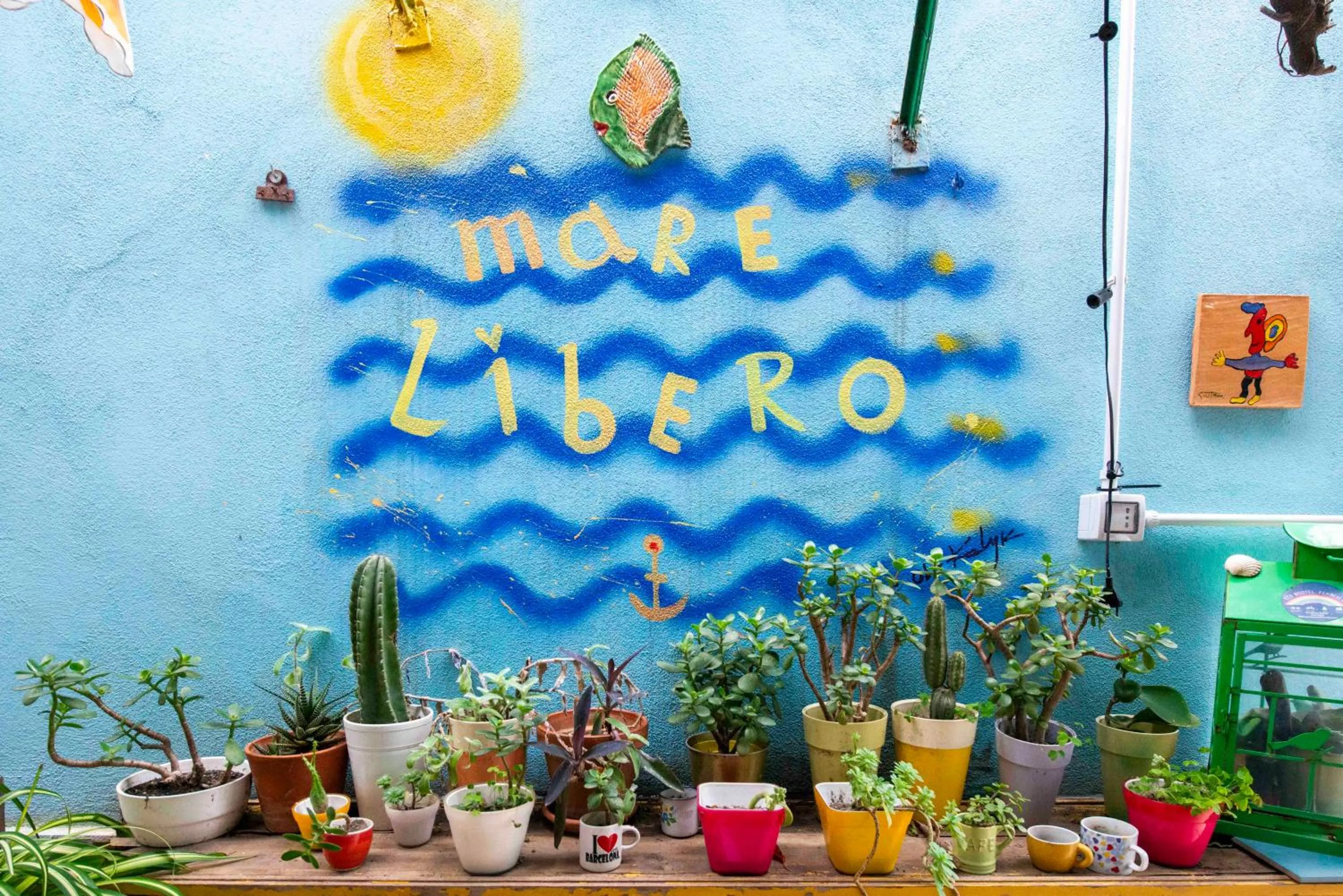 Patio in Eco hostel floreale