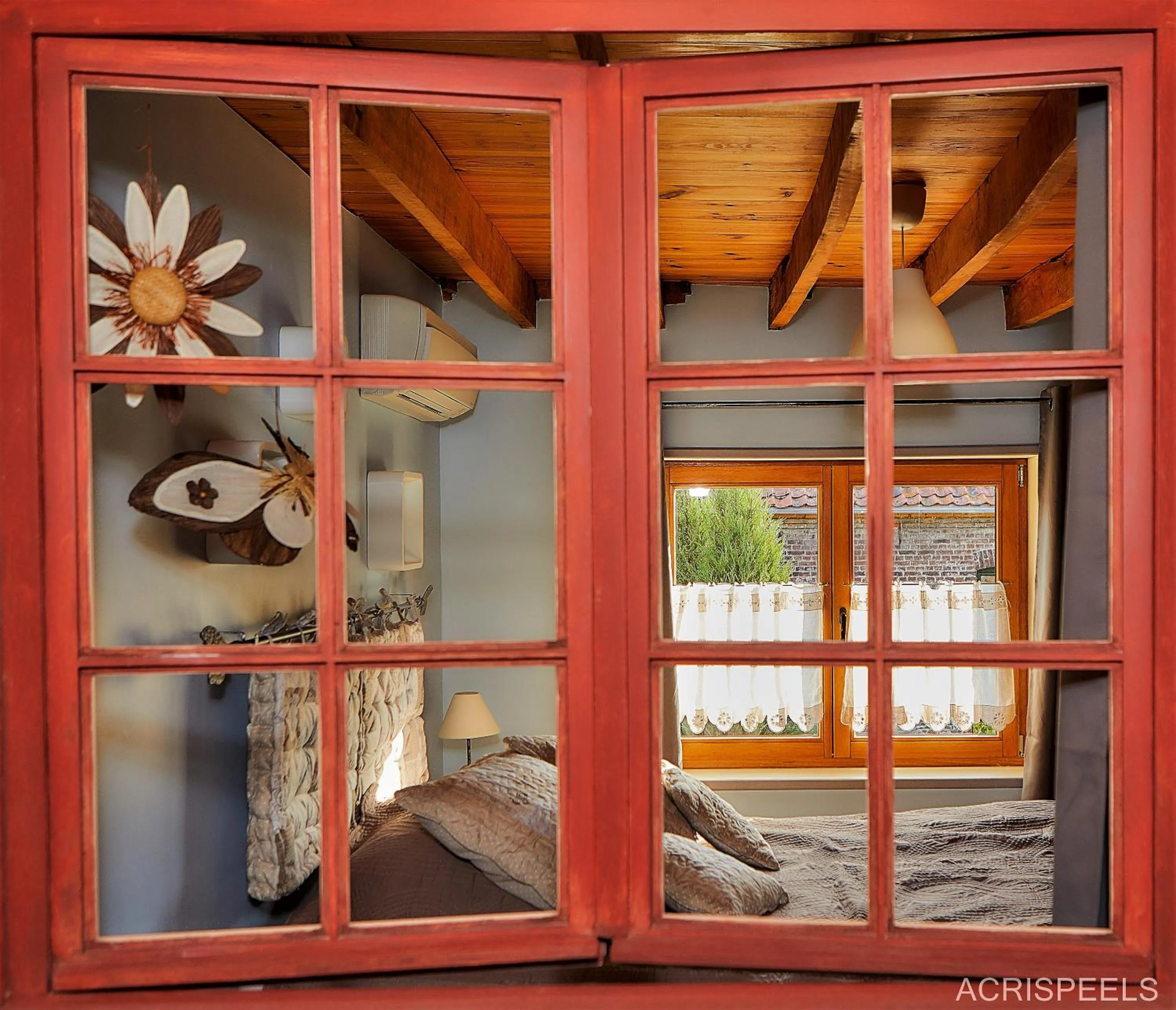 Bedroom in Bulles et Natures B&B