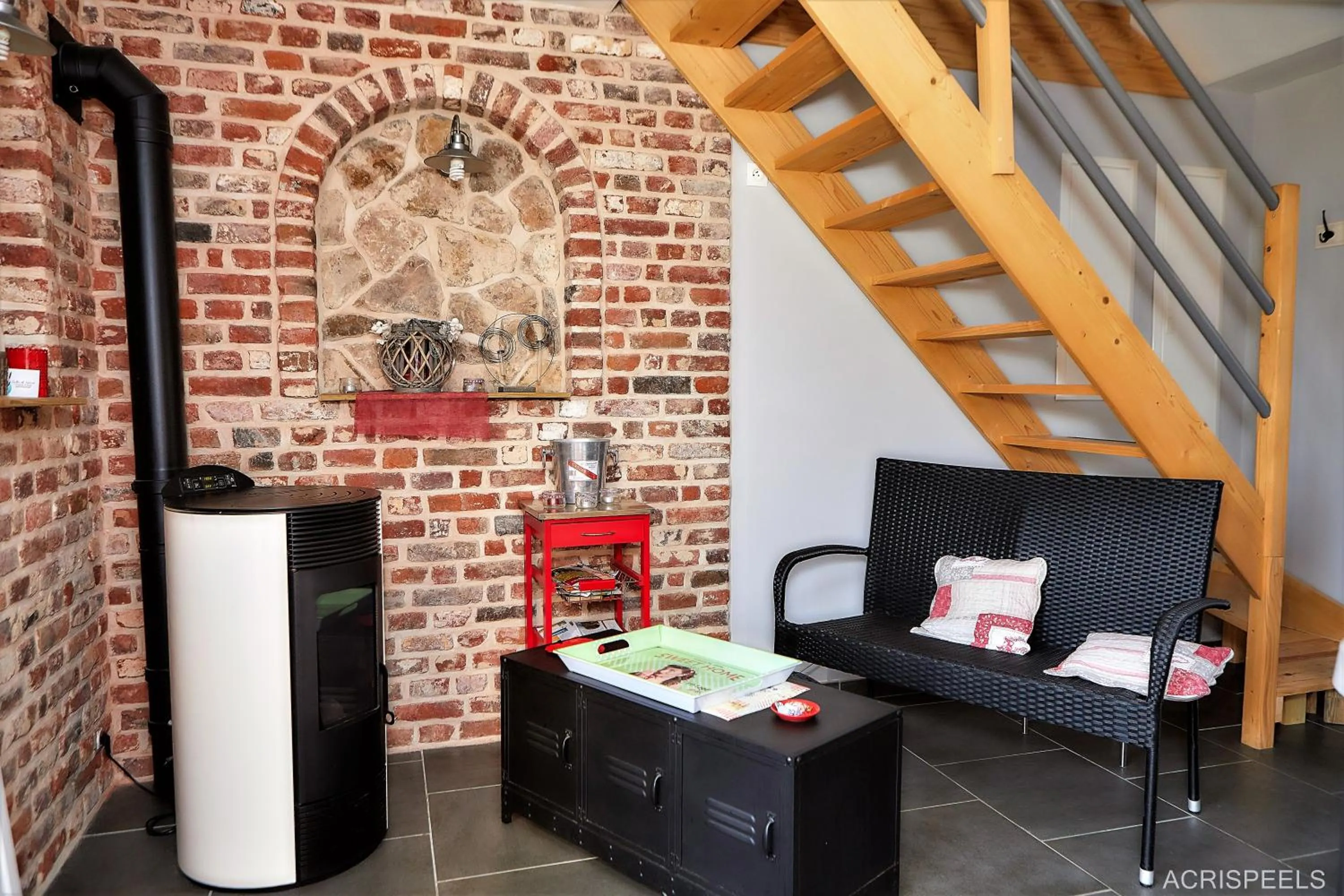 Living room in Bulles et Natures B&B