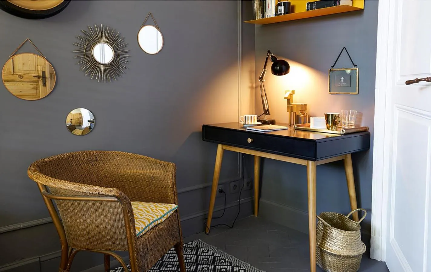 Decorative detail in Queen Christine