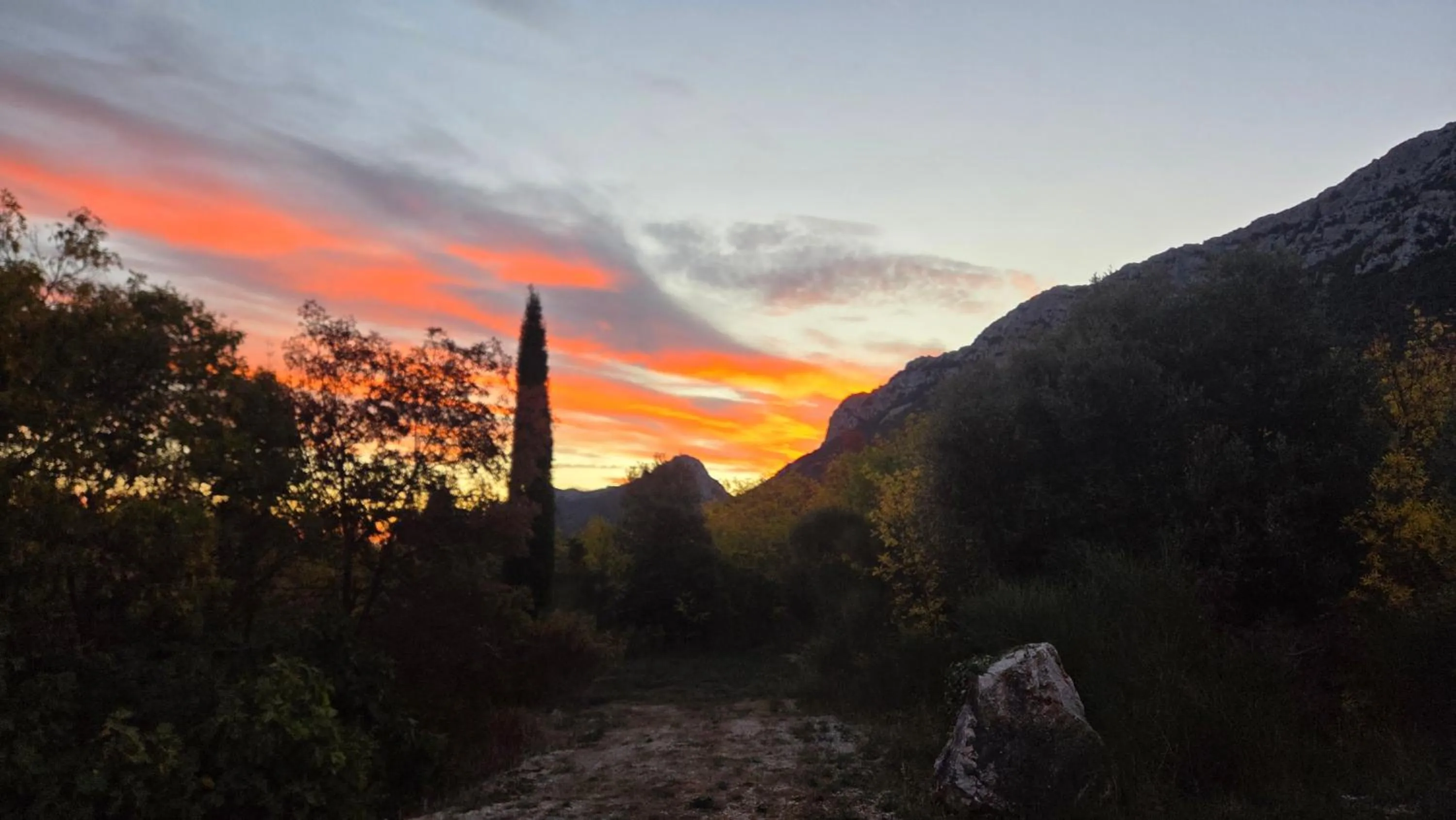 View (from property/room) in Hôtel Restaurant Mas Le Châtelet