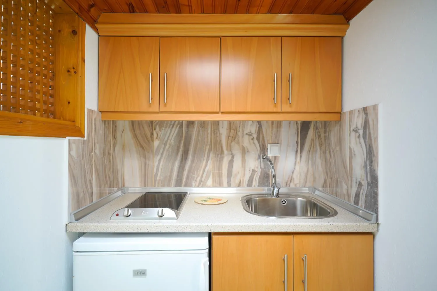 Kitchen or kitchenette in Hotel Anna