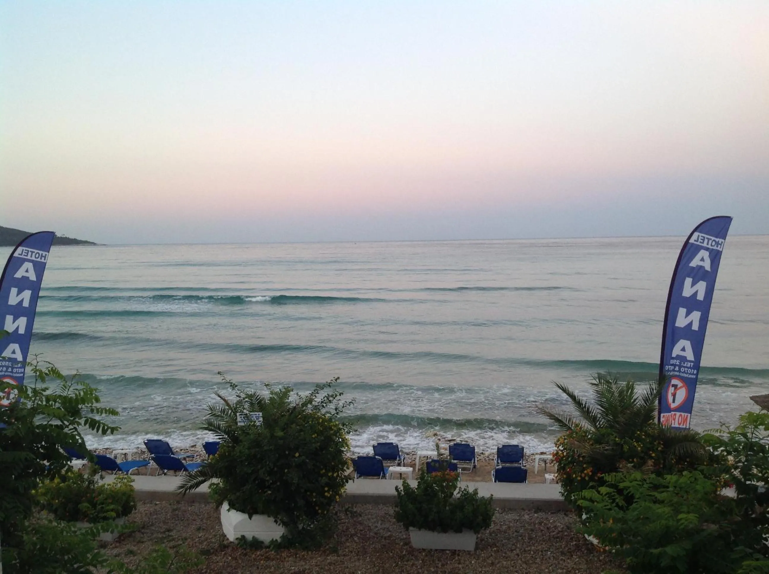 Beach in Hotel Anna