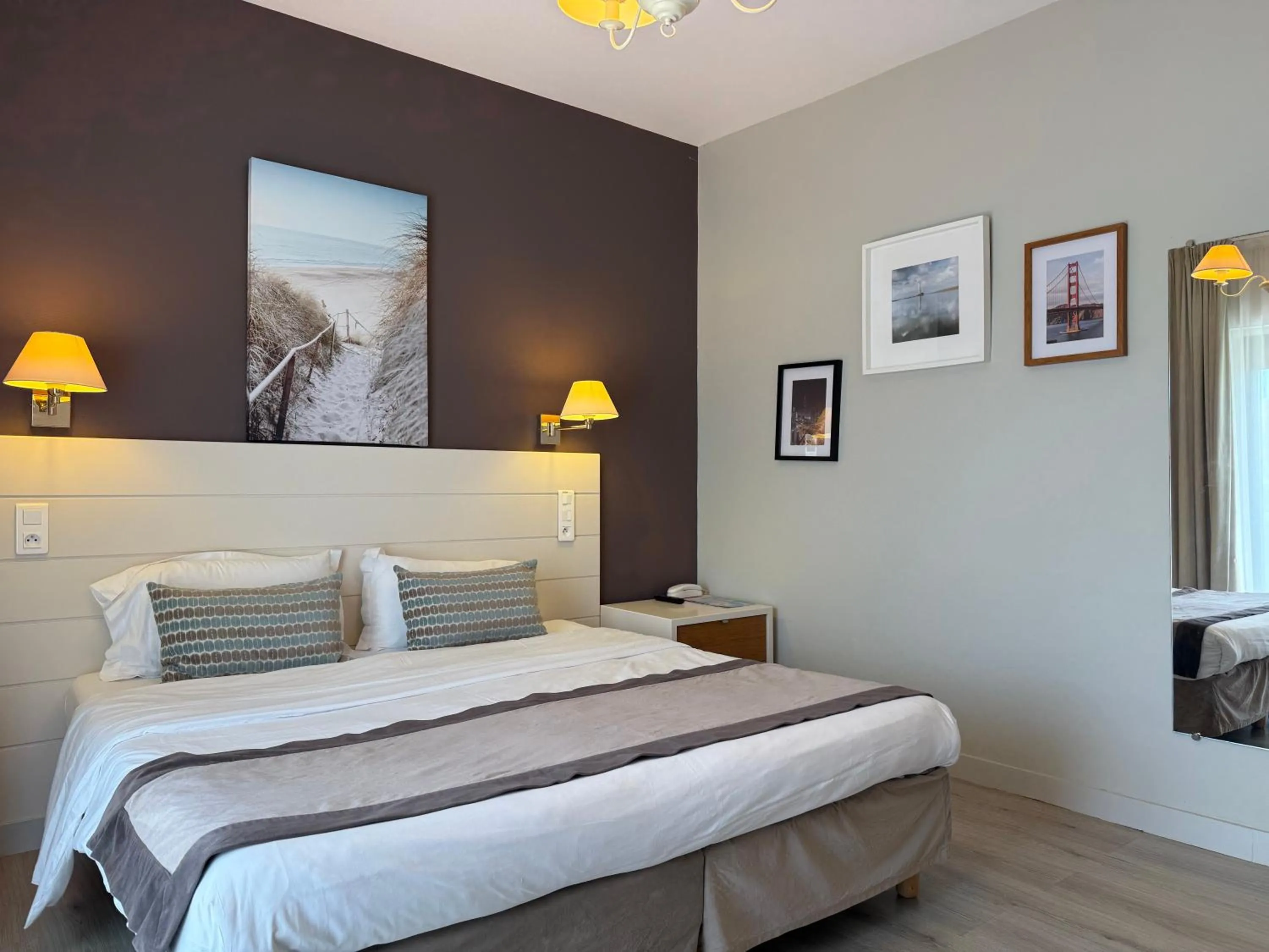 Bed in Hotel des Pins