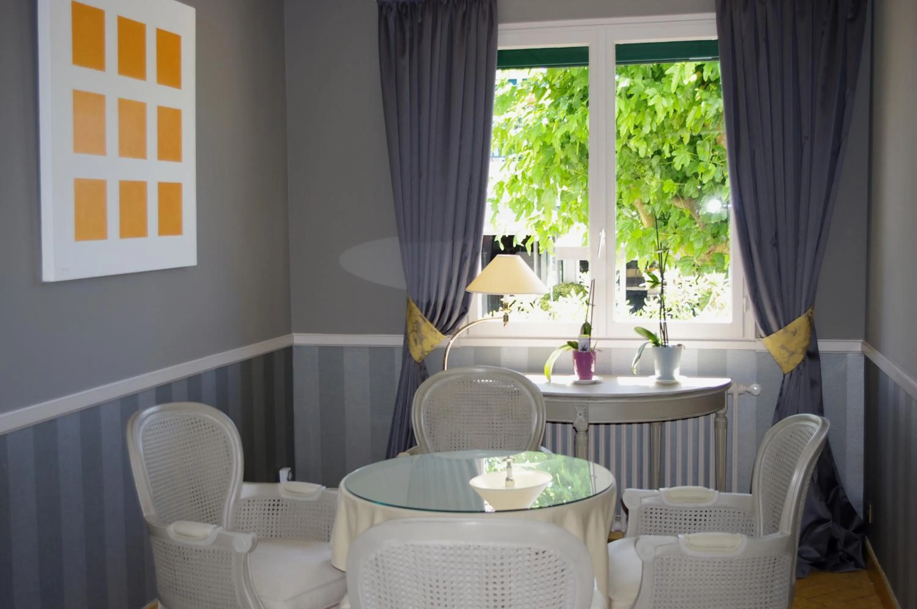 Living room in Hotel des Pins