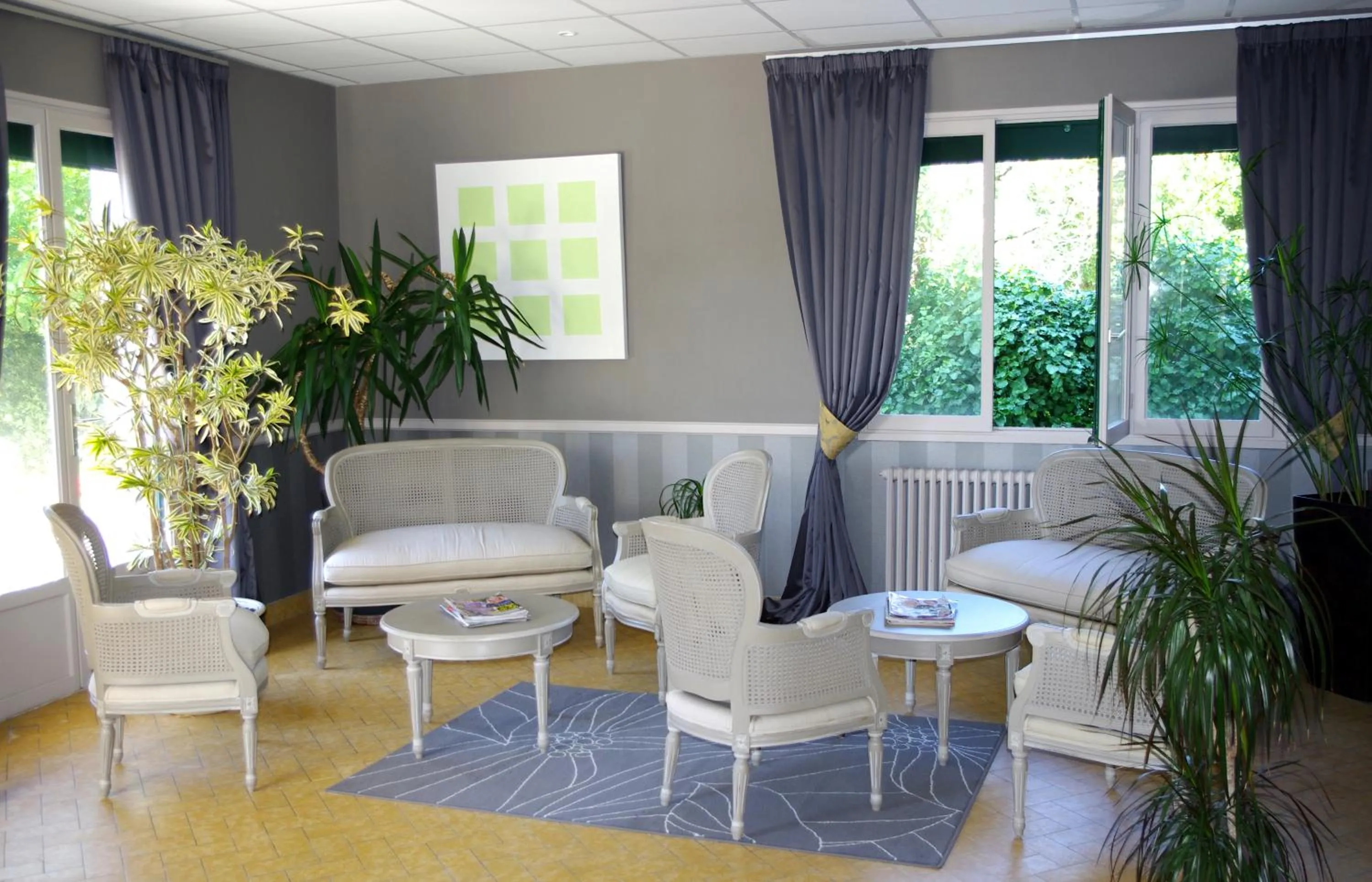 Living room in Hotel des Pins