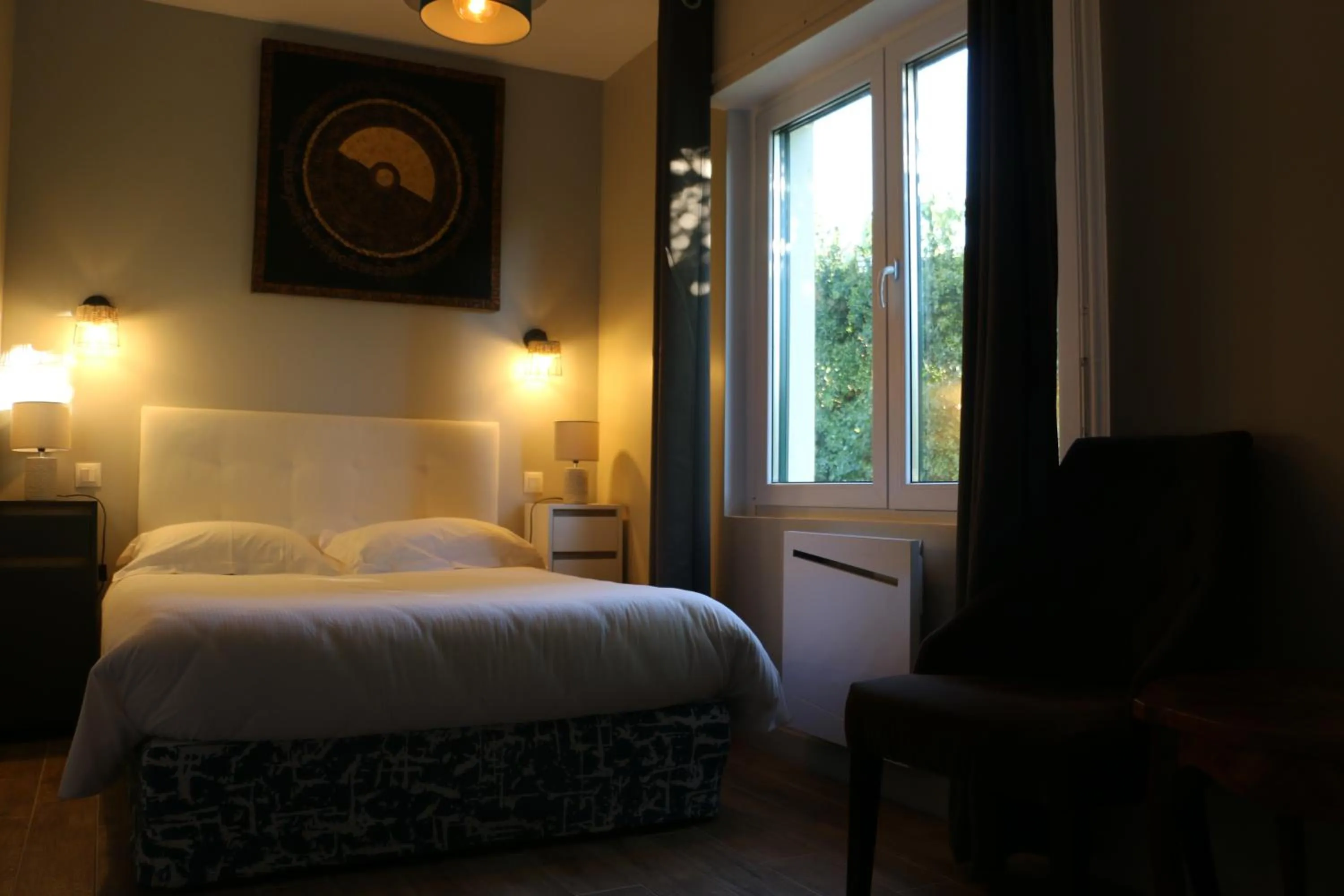 Bed in Hotel des Pins