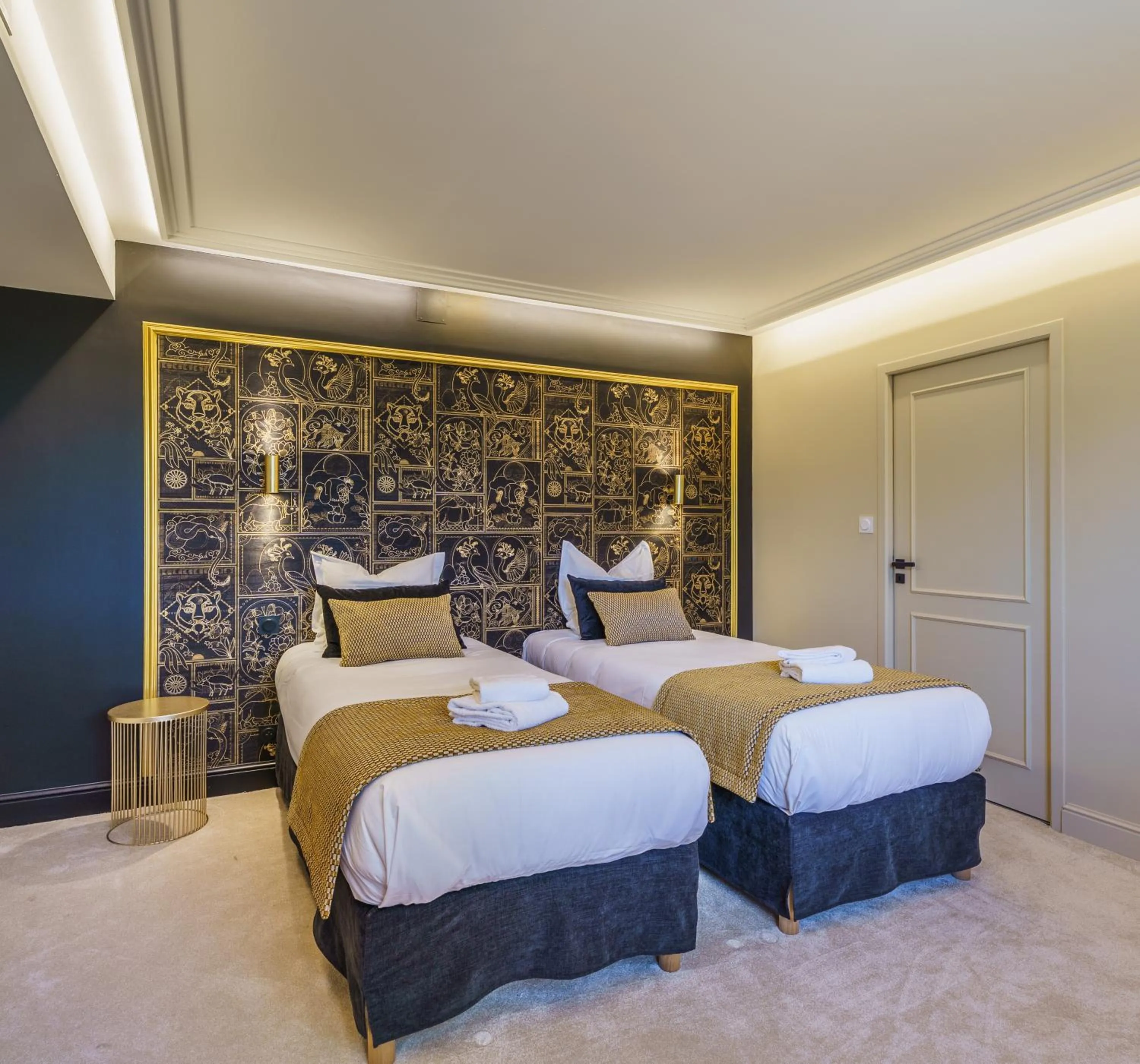 Bed in Hôtel Le Clos des Arts