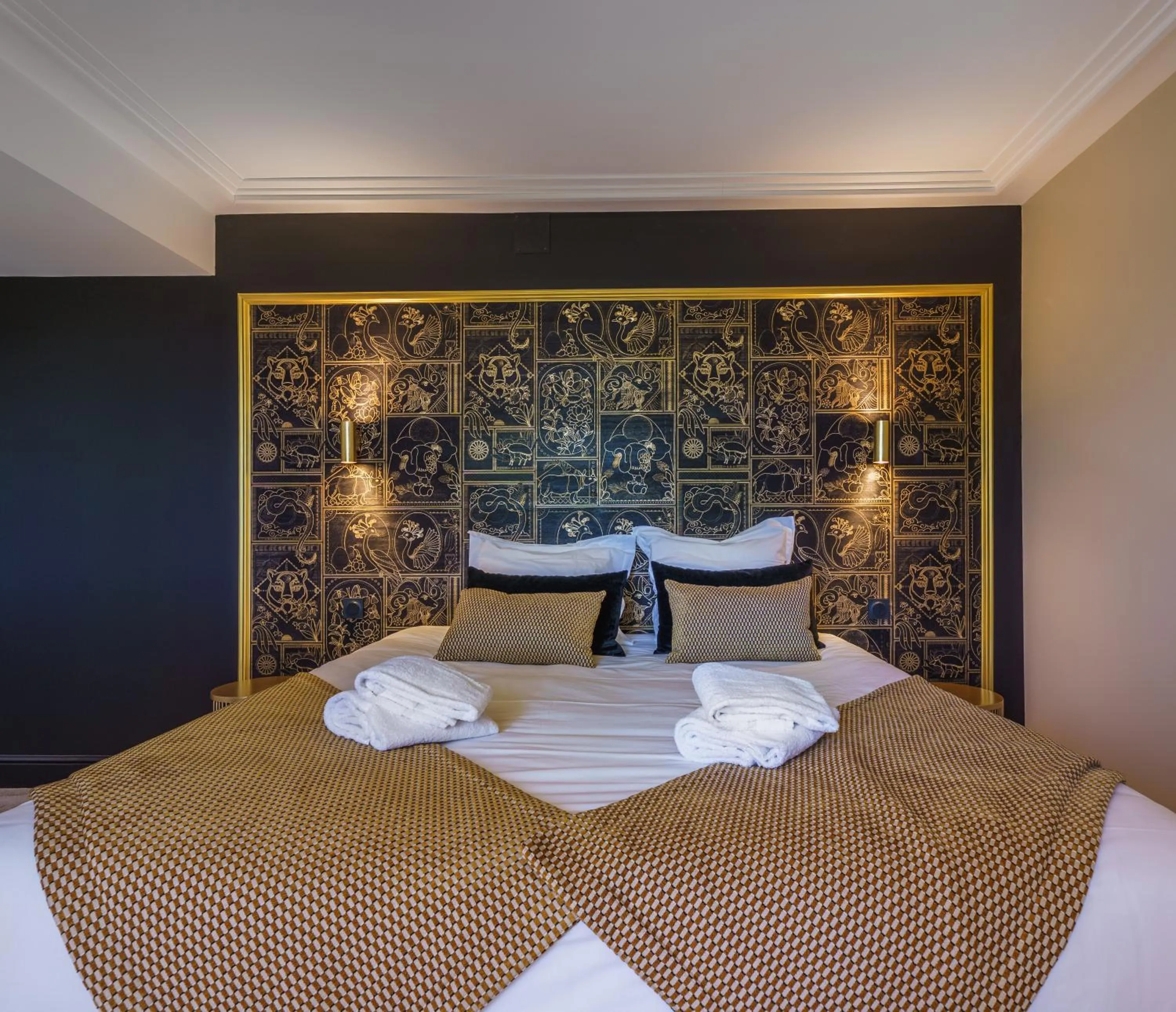 Bed in Hôtel Le Clos des Arts