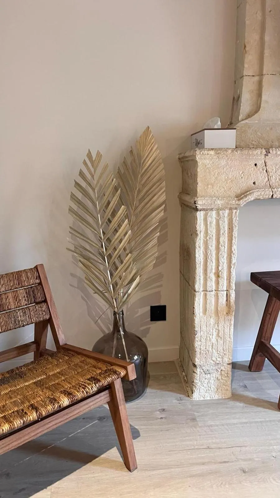 Decorative detail in Hôtel Rive Sud