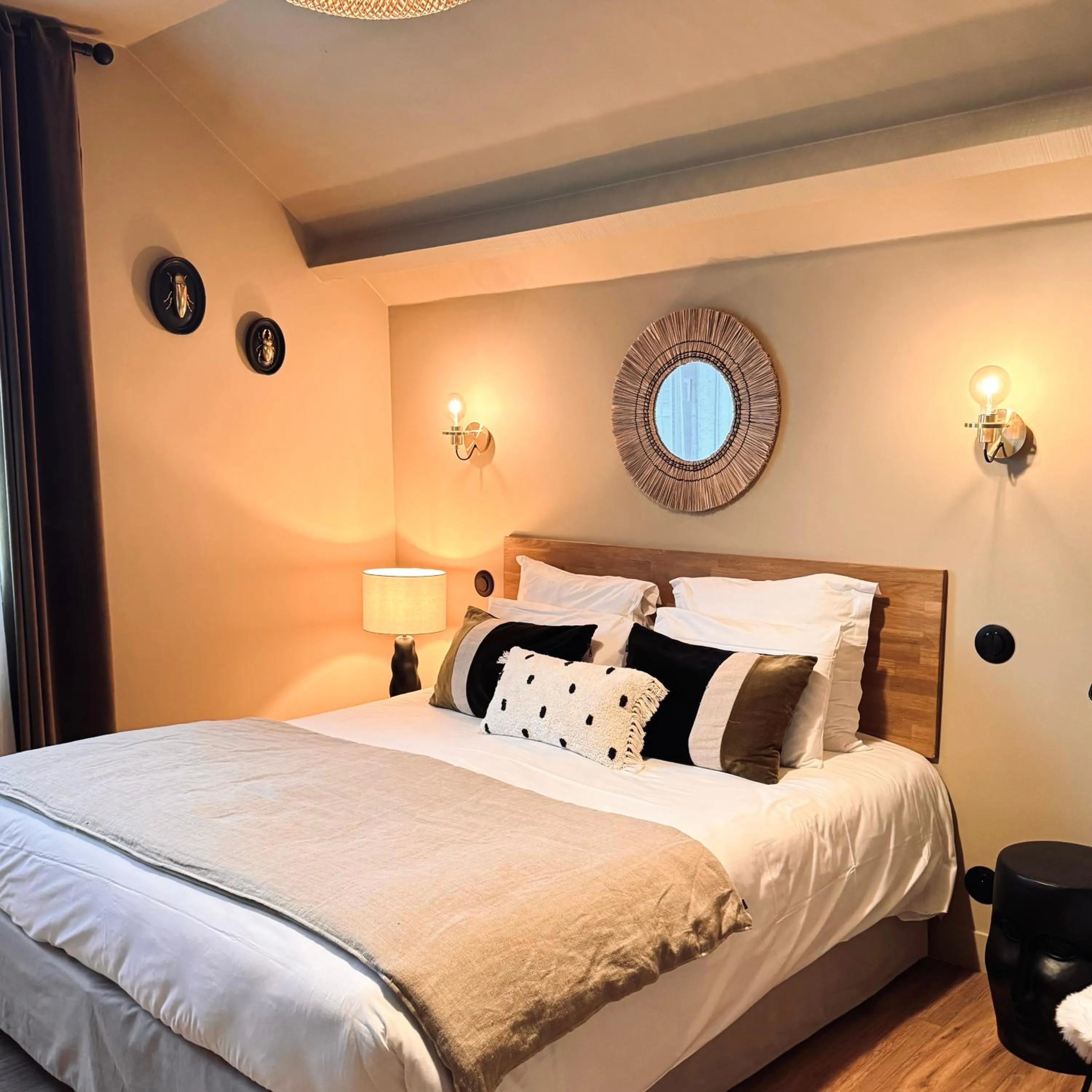 Bed in Hôtel Rive Sud