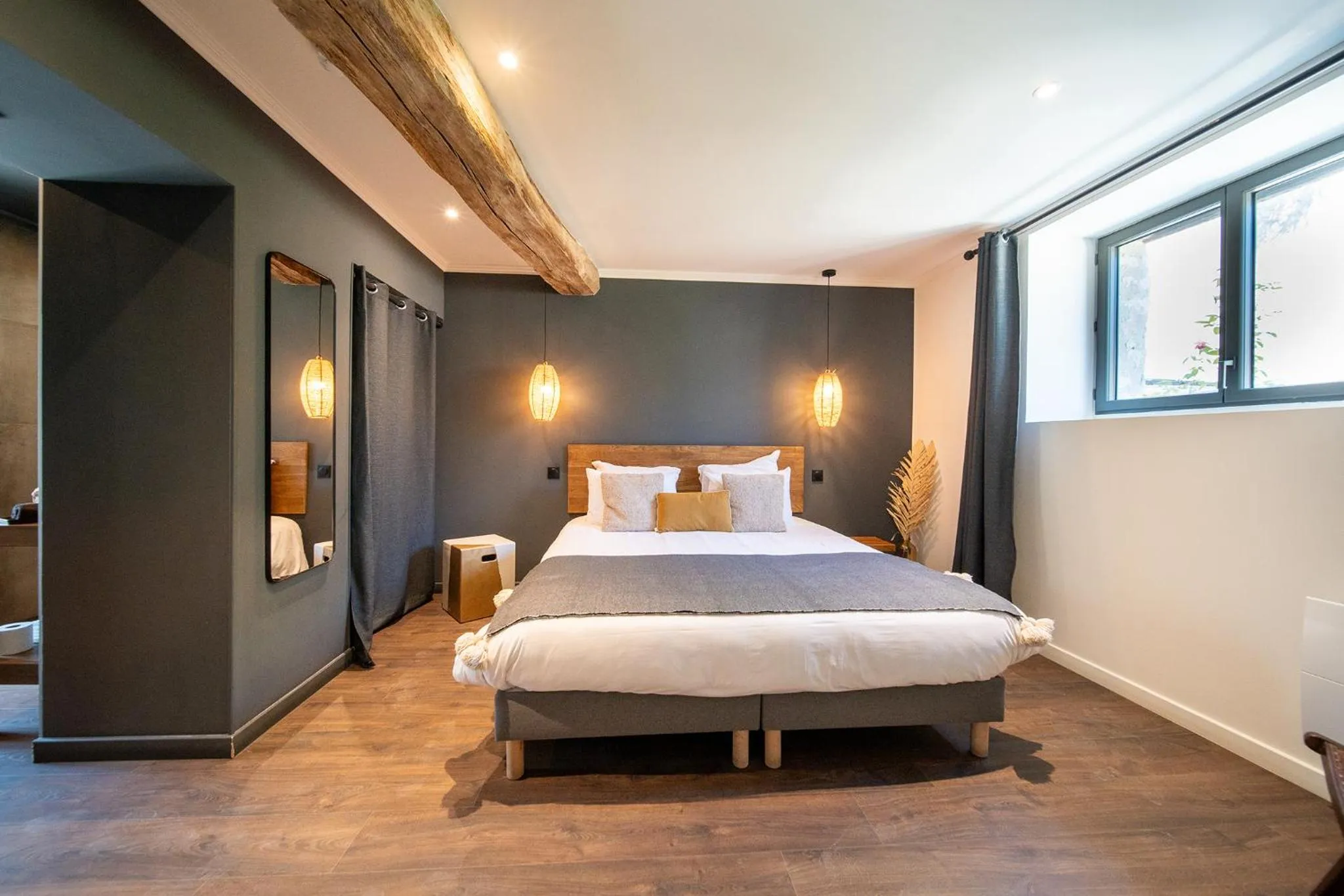 Bed in Hôtel Rive Sud