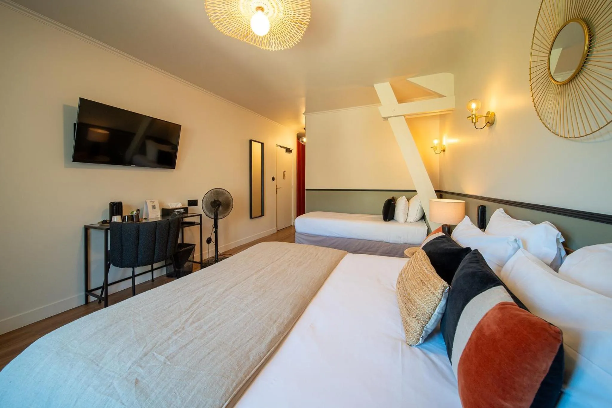 Bed in Hôtel Rive Sud