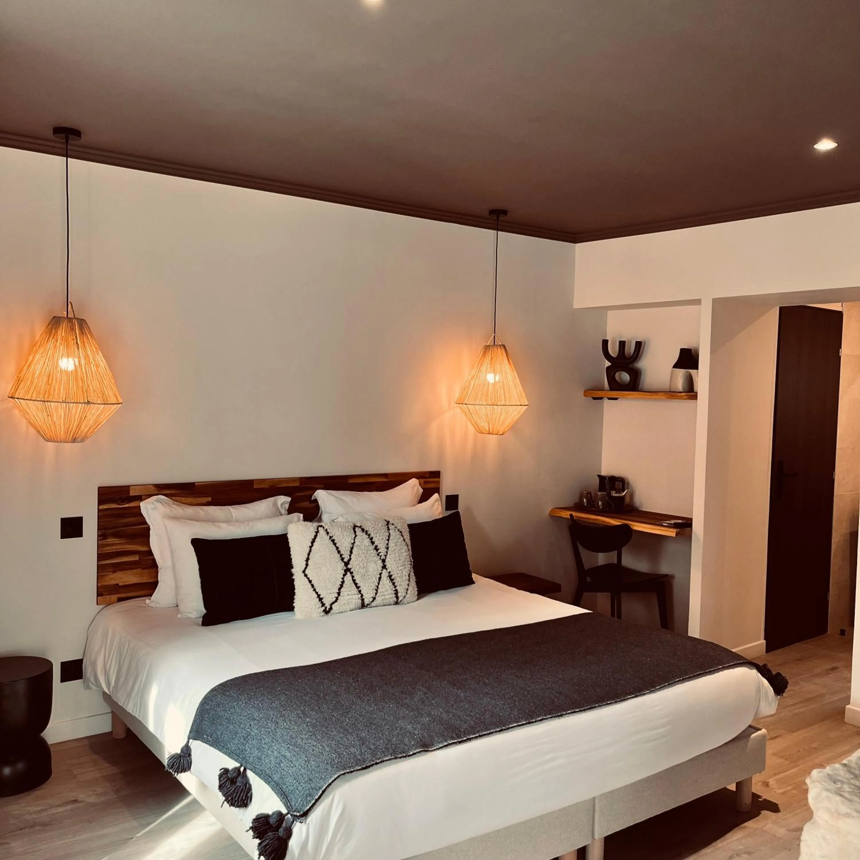 Bed in Hôtel Rive Sud