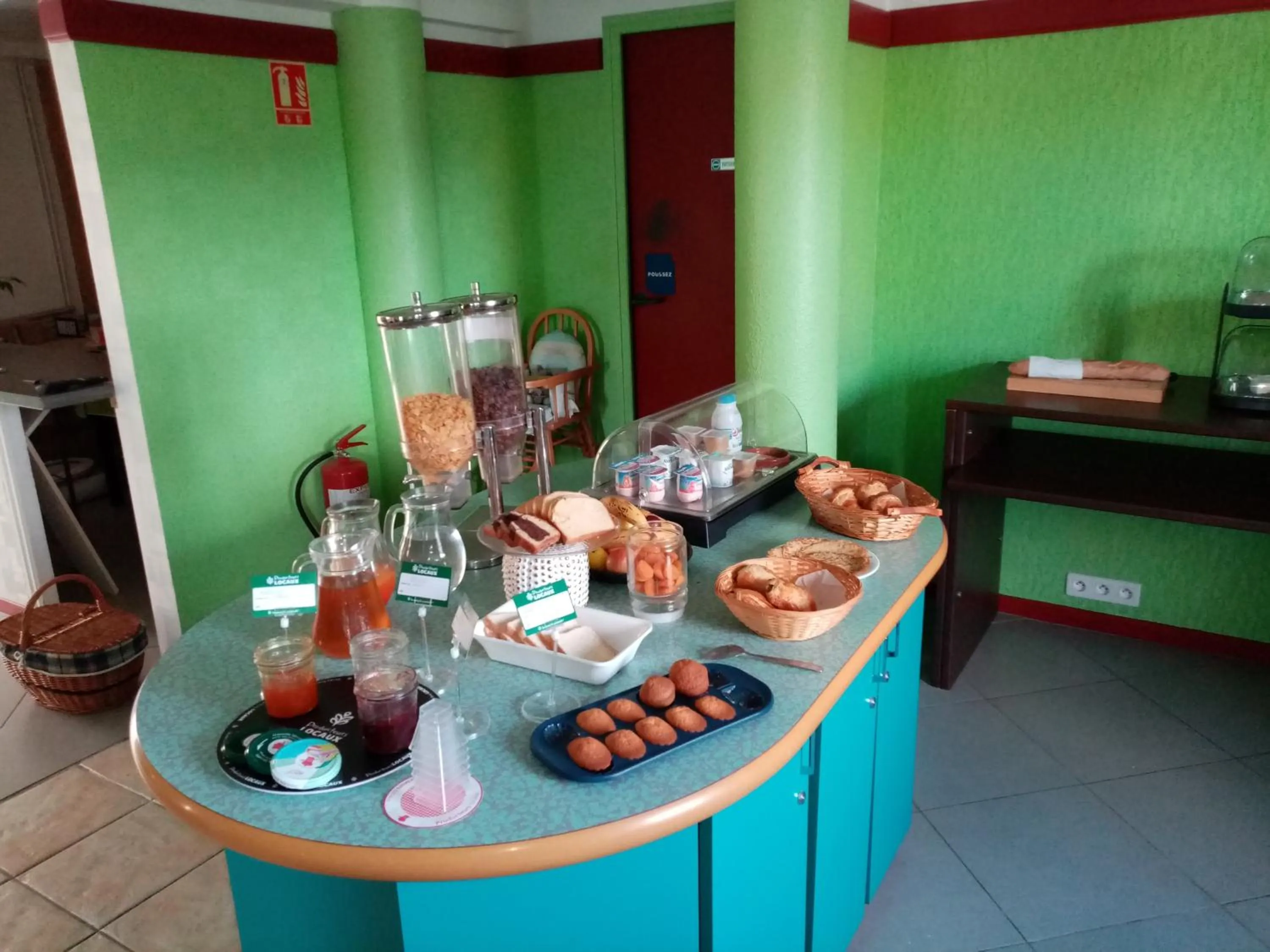 Buffet breakfast in Brit Hotel St-Quentin/Nord