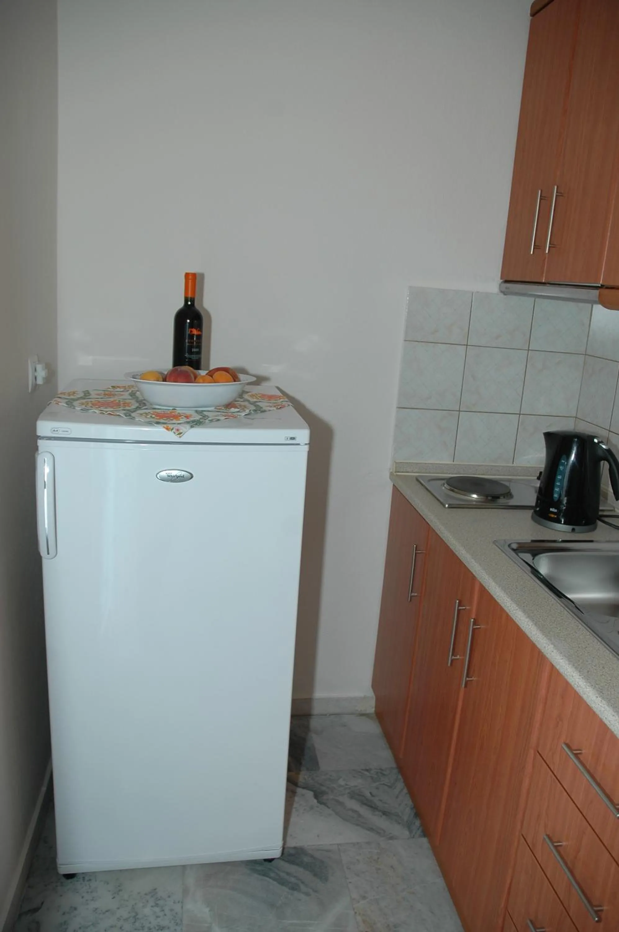 Kitchen or kitchenette in Frideriki Apartments