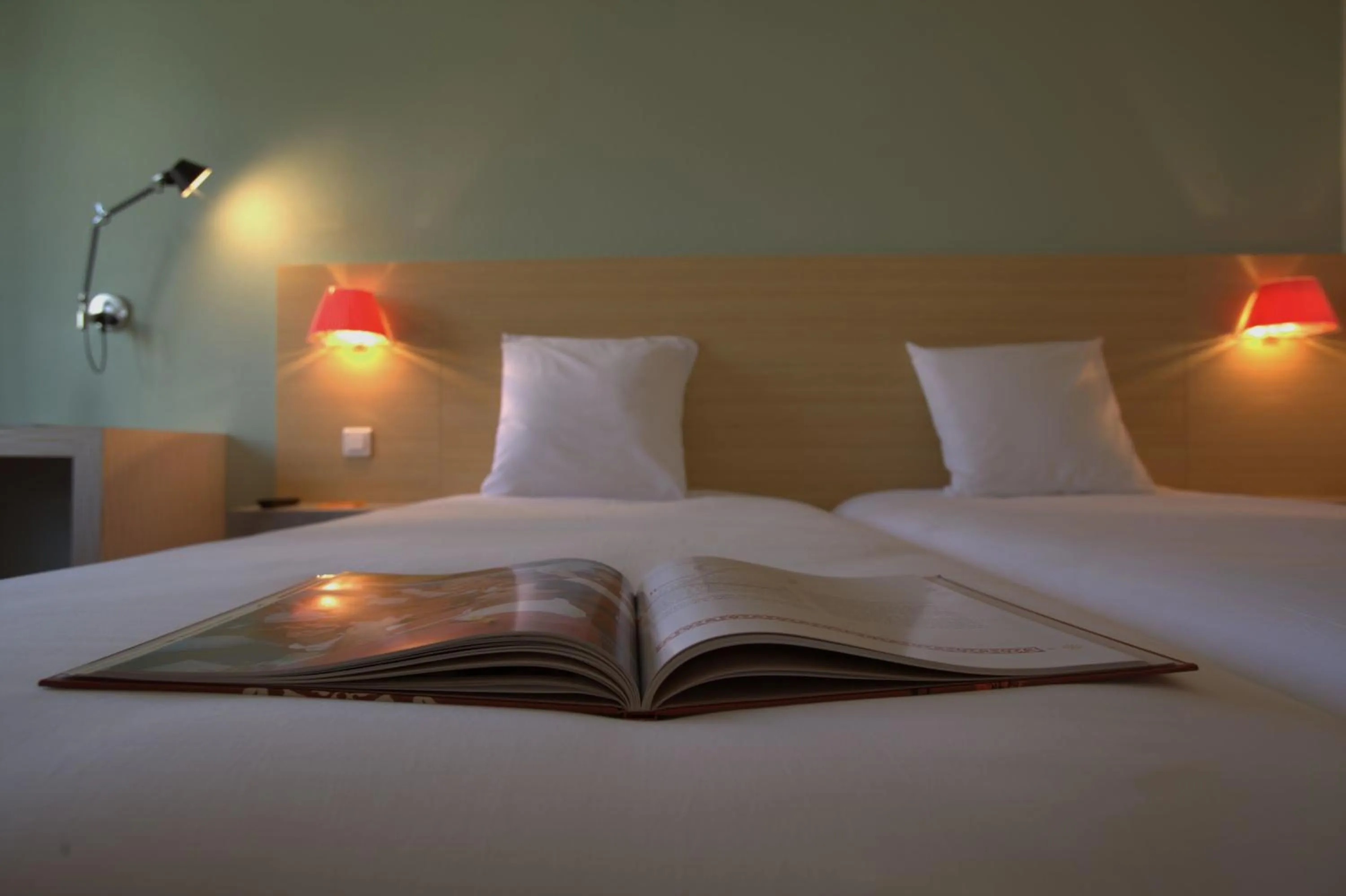 Bedroom, Bed in ibis Styles Le Puy en Velay