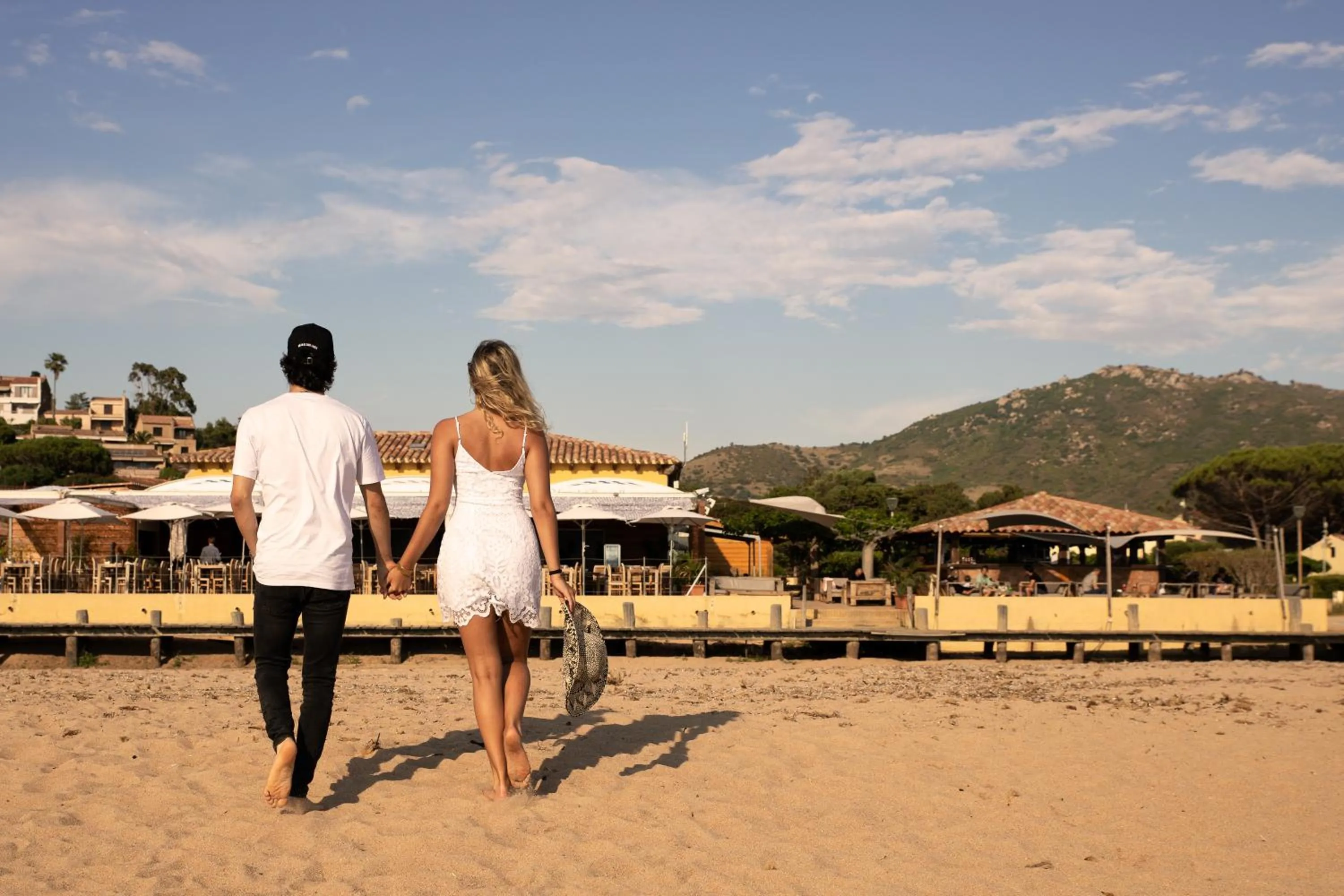 Patio in Hôtel-Restaurant Marina Di Lava - Grand Ajaccio