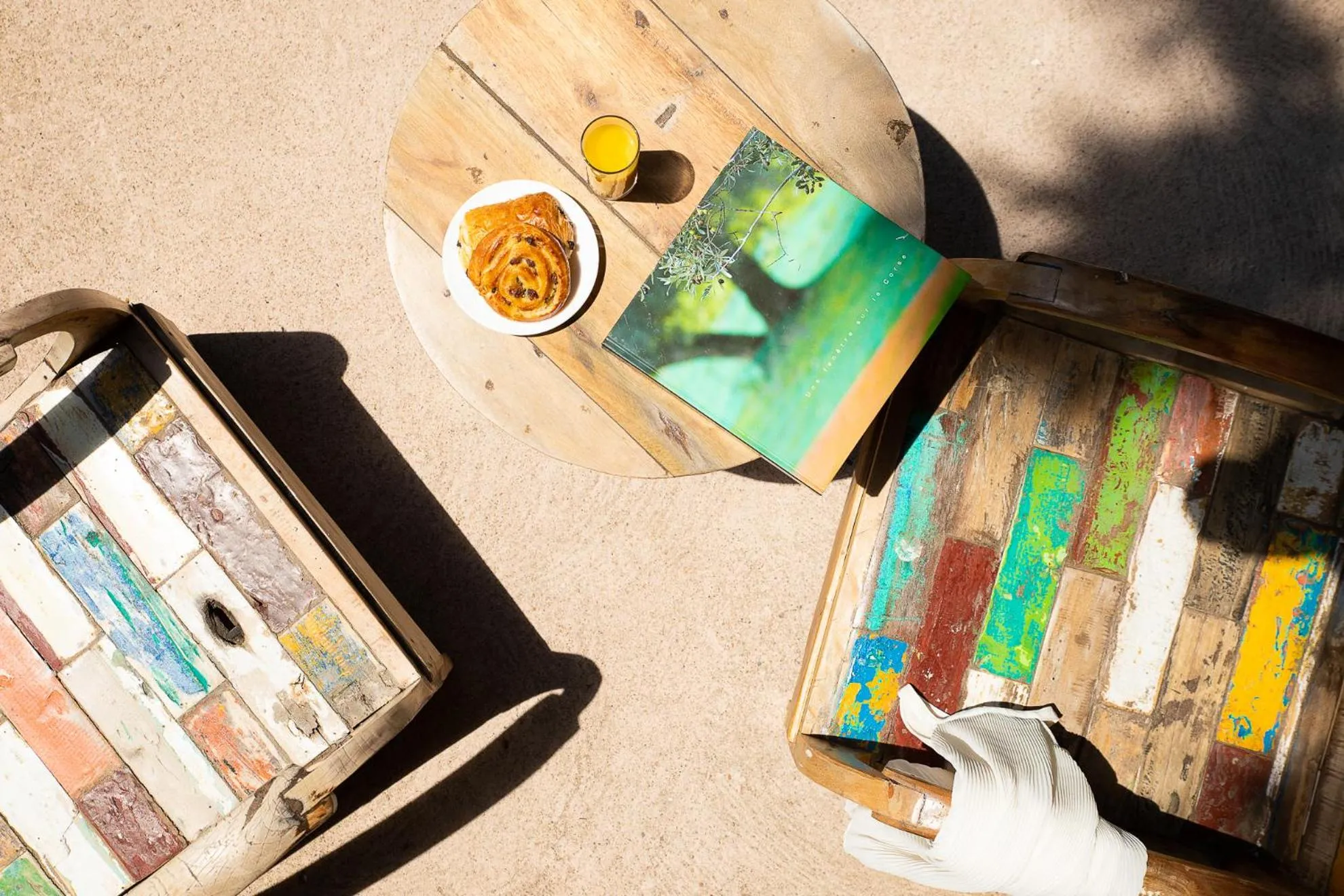 Patio in Hôtel-Restaurant Marina Di Lava - Grand Ajaccio