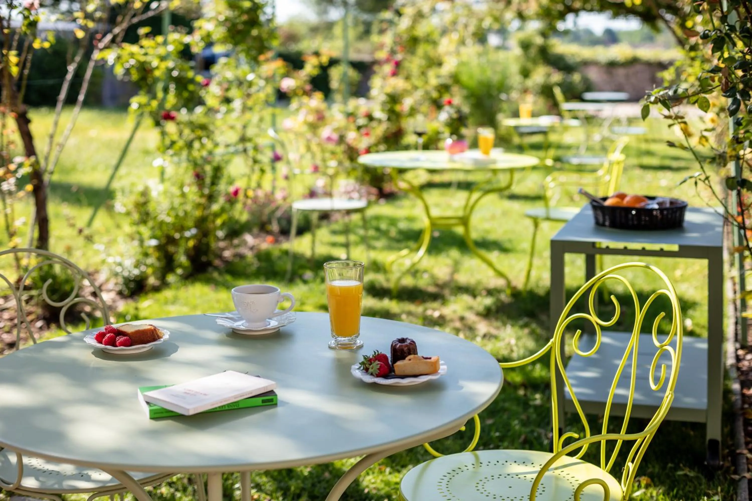 Breakfast in Château Meyre