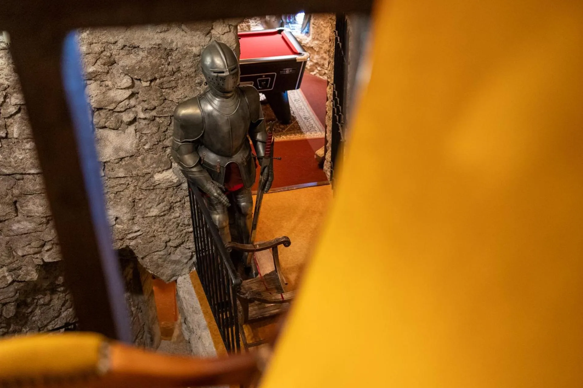 Game Room in Château de Trigance