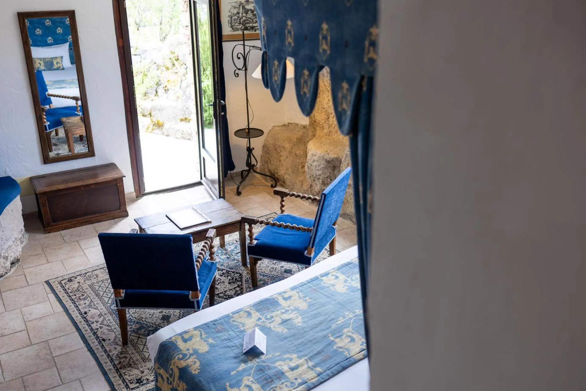 Bedroom in Château de Trigance