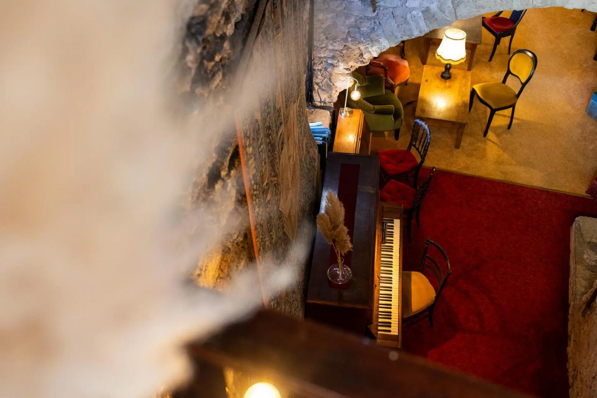 Living room in Château de Trigance
