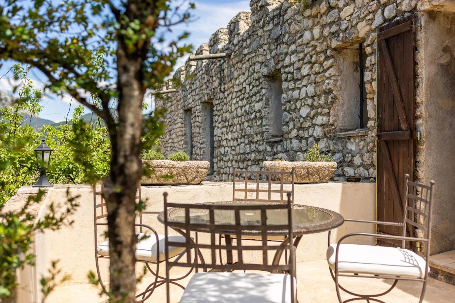 Balcony/Terrace in Château de Trigance