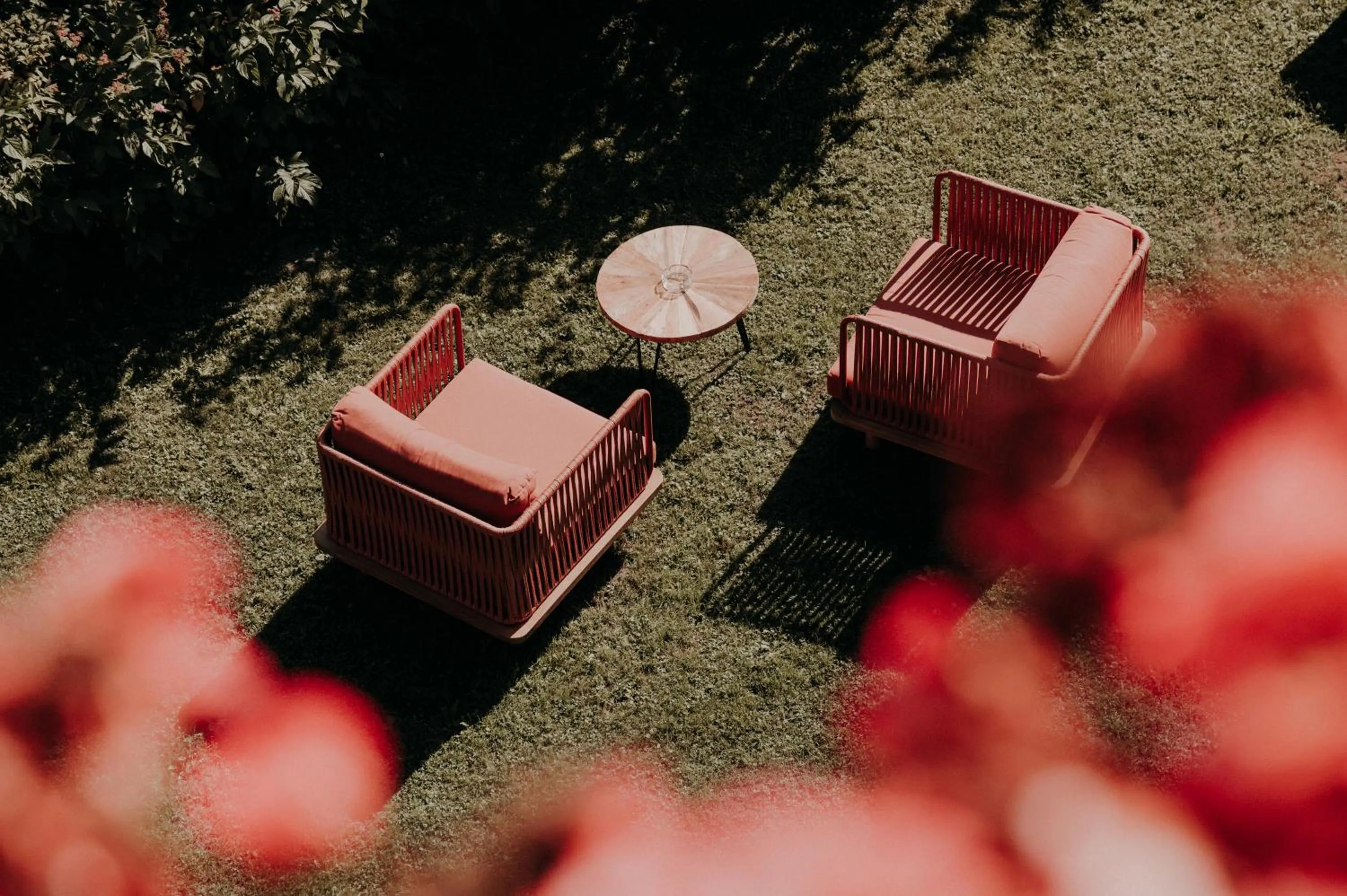 Garden in Hôtel Les Roches Fleuries