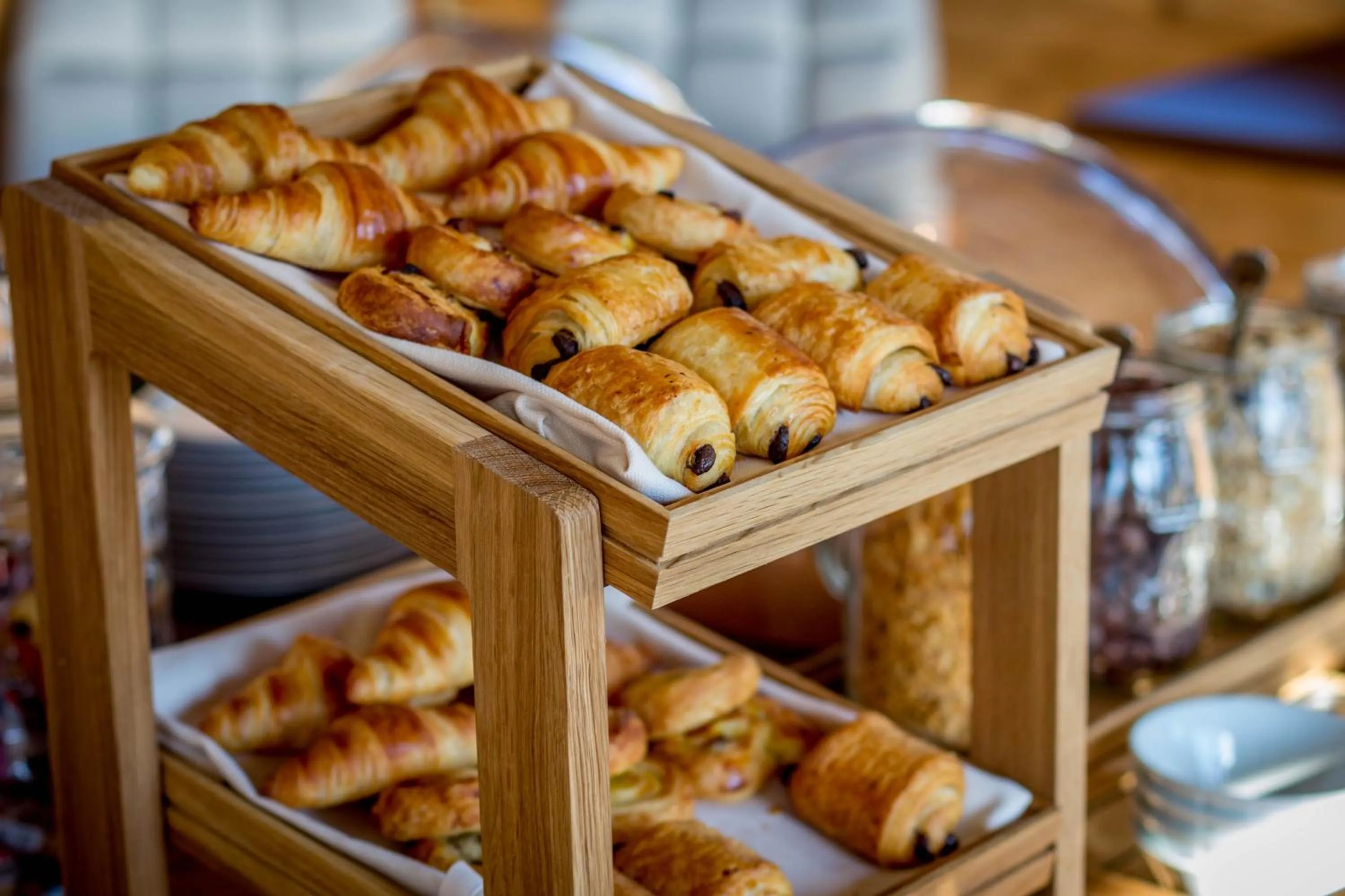 Buffet breakfast in Hôtel Les Roches Fleuries