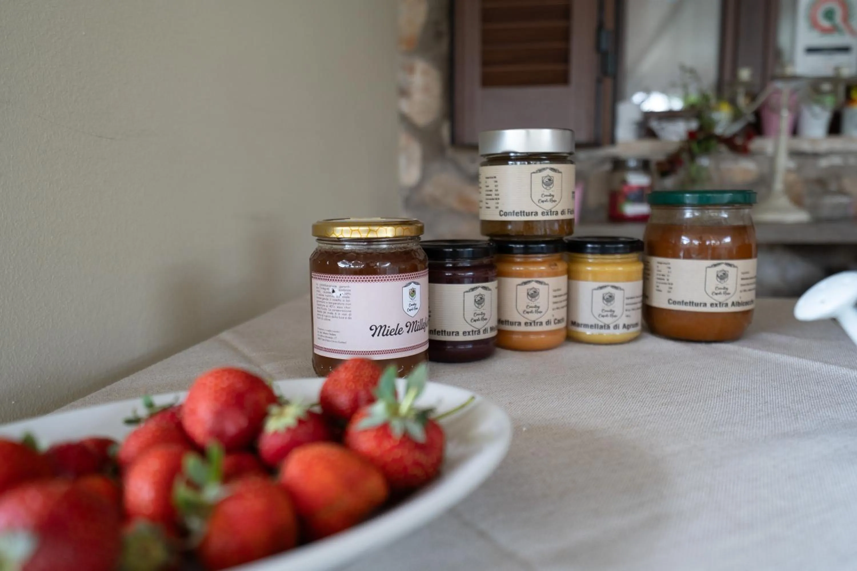 Food in Agriturismo Country Casale Rufo