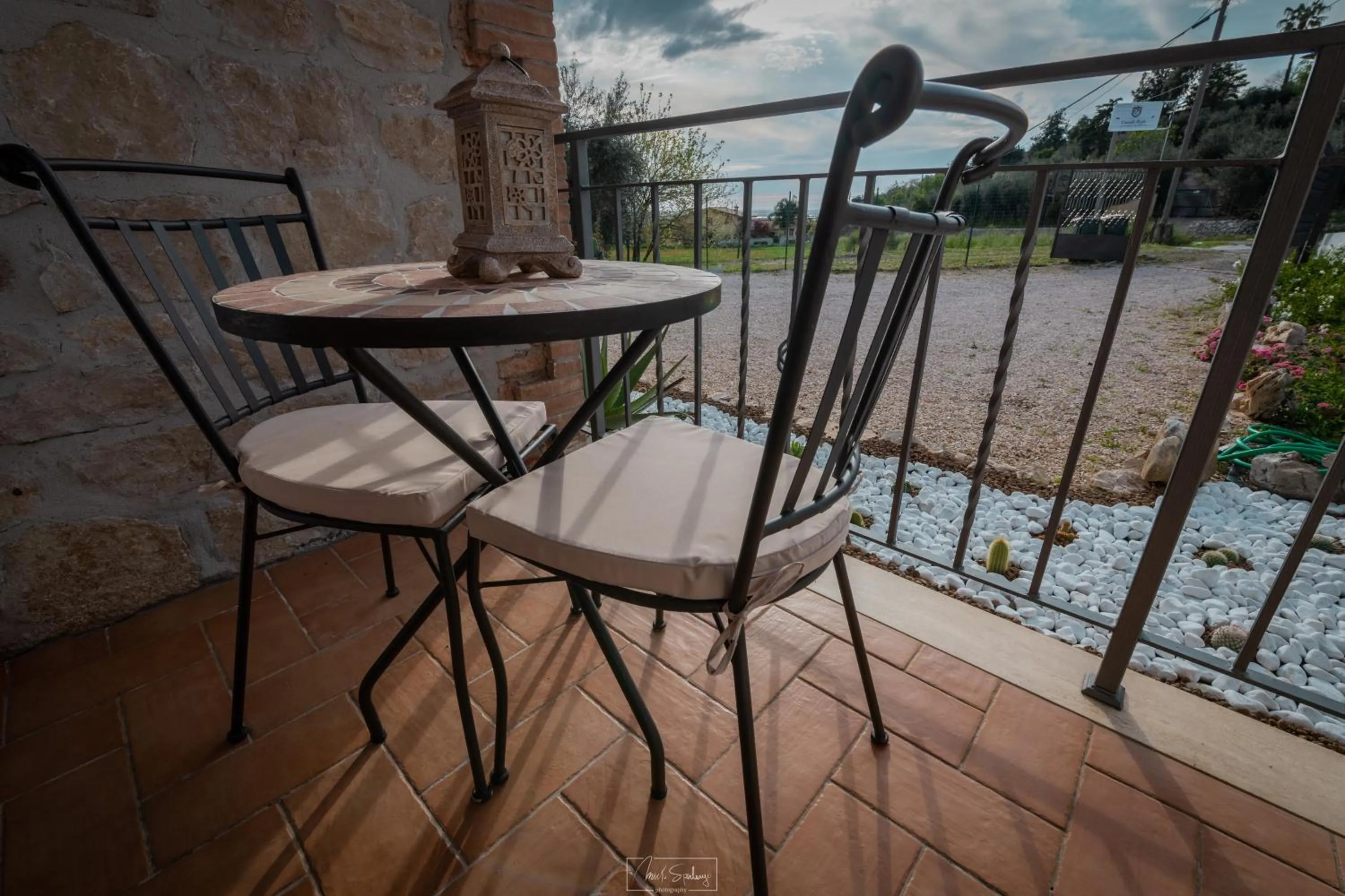 Patio in Agriturismo Country Casale Rufo