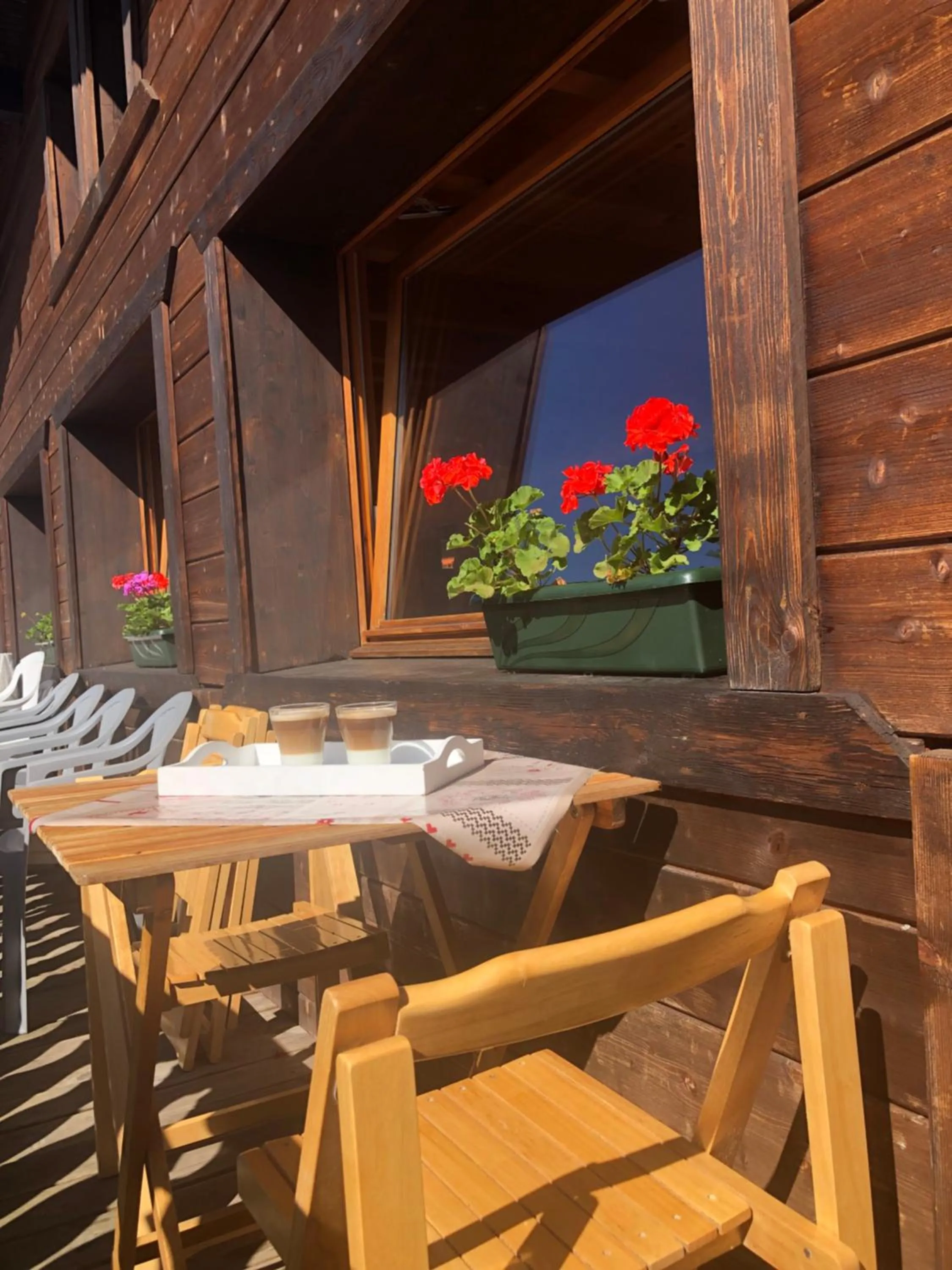 Balcony/Terrace in Central Hostel Chatel