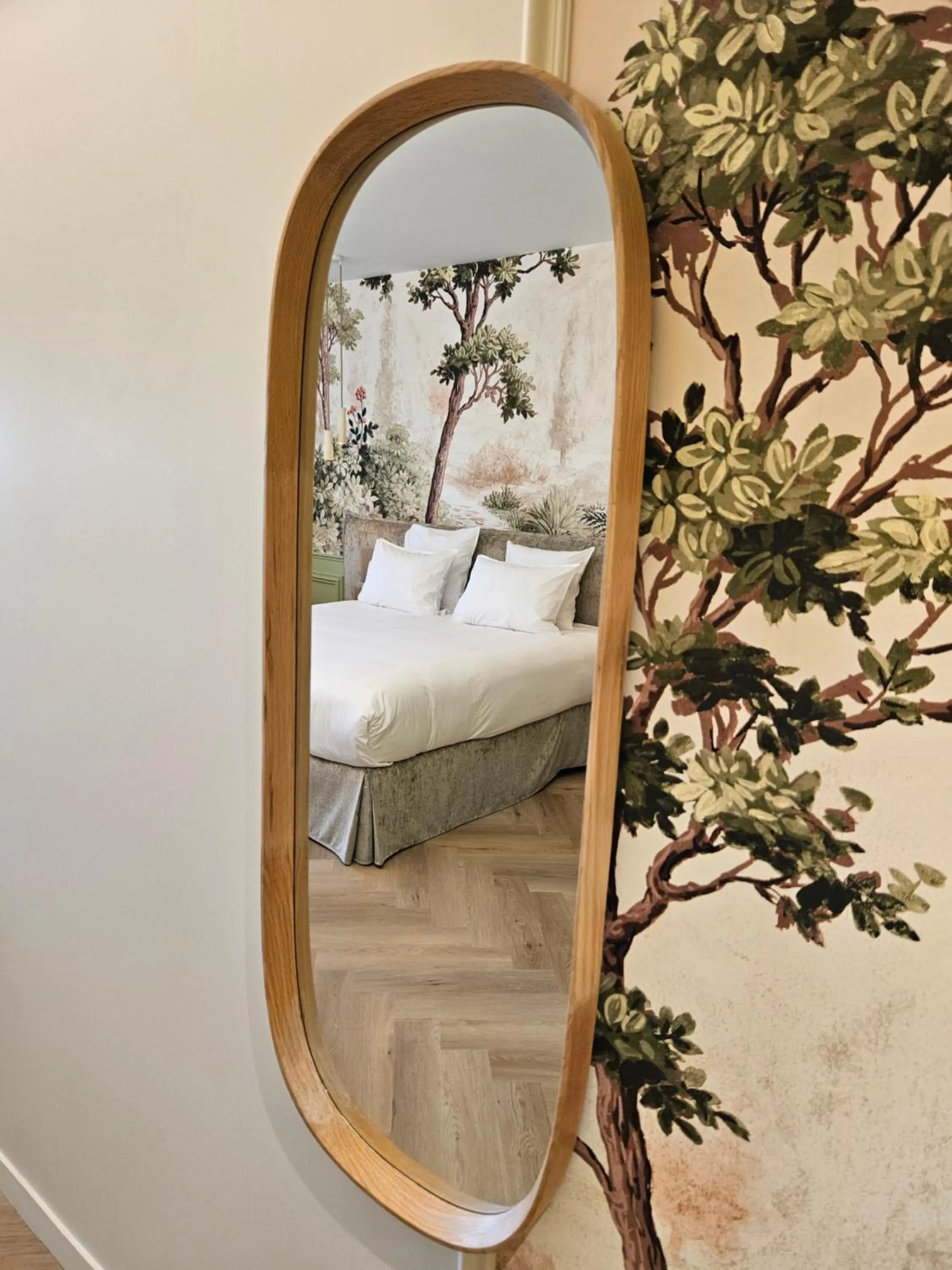 Bed in Le Belvédère Hotel et Bien être