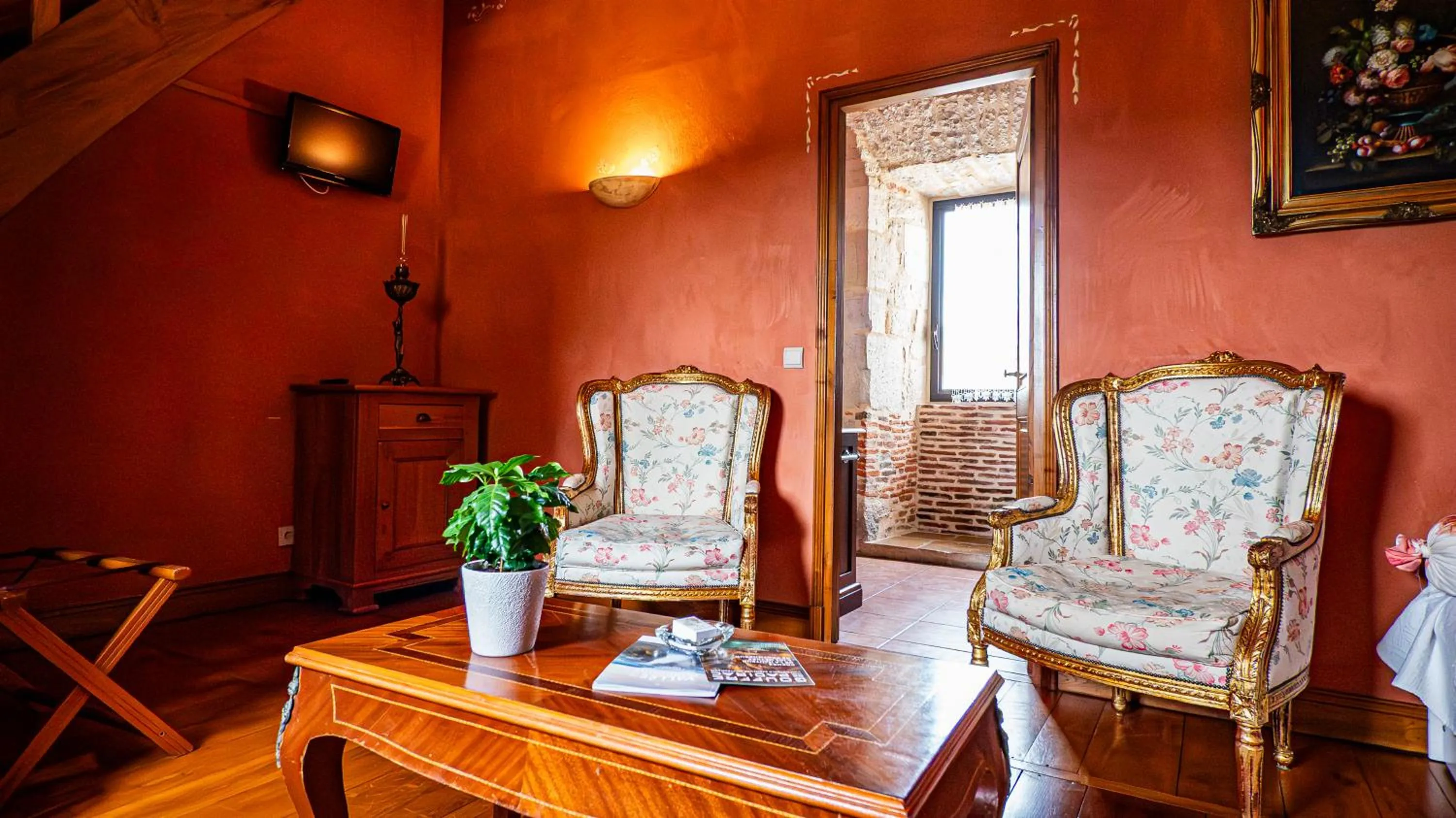 Living room in Château Hôtel La Terrasse - Teritoria