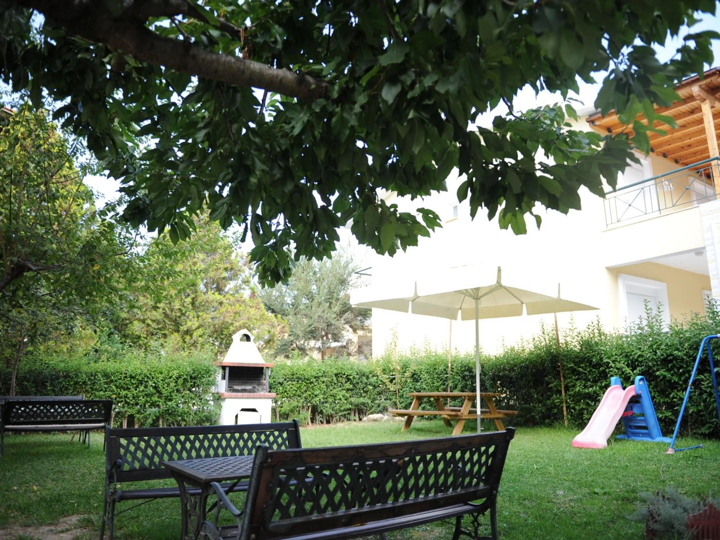 Garden in Siviri Rental Houses