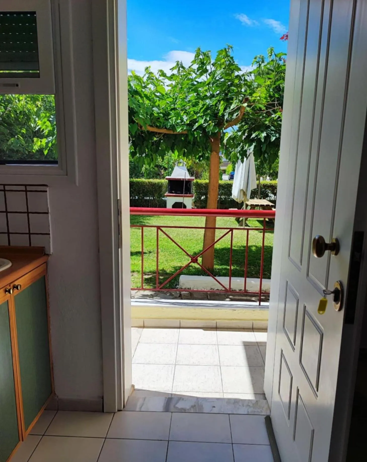 Garden in Siviri Rental Houses